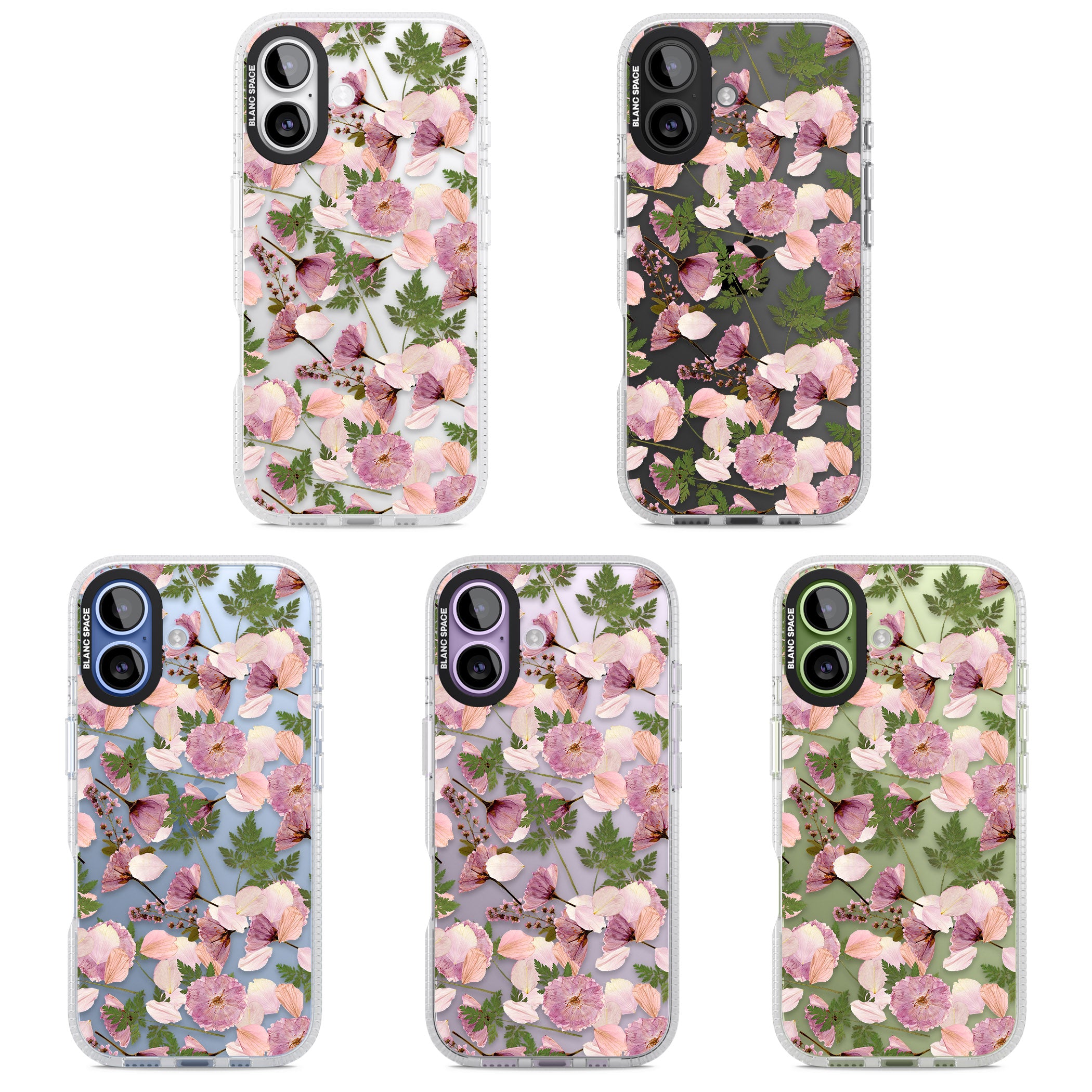 Pink Floral Appreciation iPhone 17 Impact Air Clear Phone Case APT Impact Protection