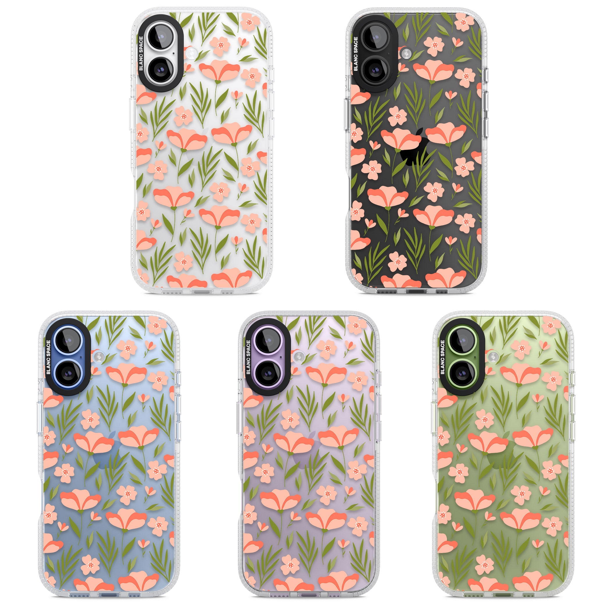 Blossom Bloom iPhone 17 Impact Air Clear Phone Case APT Impact Protection