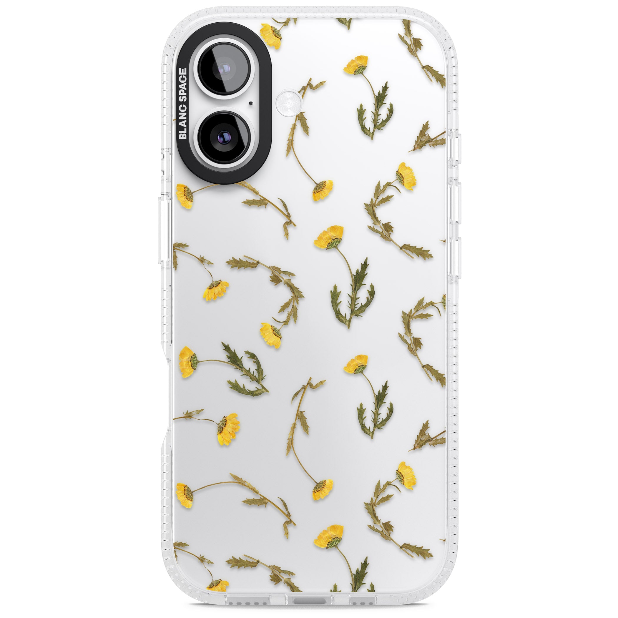 Wildflower Yellow iPhone 17 Impact Air Clear Phone Case