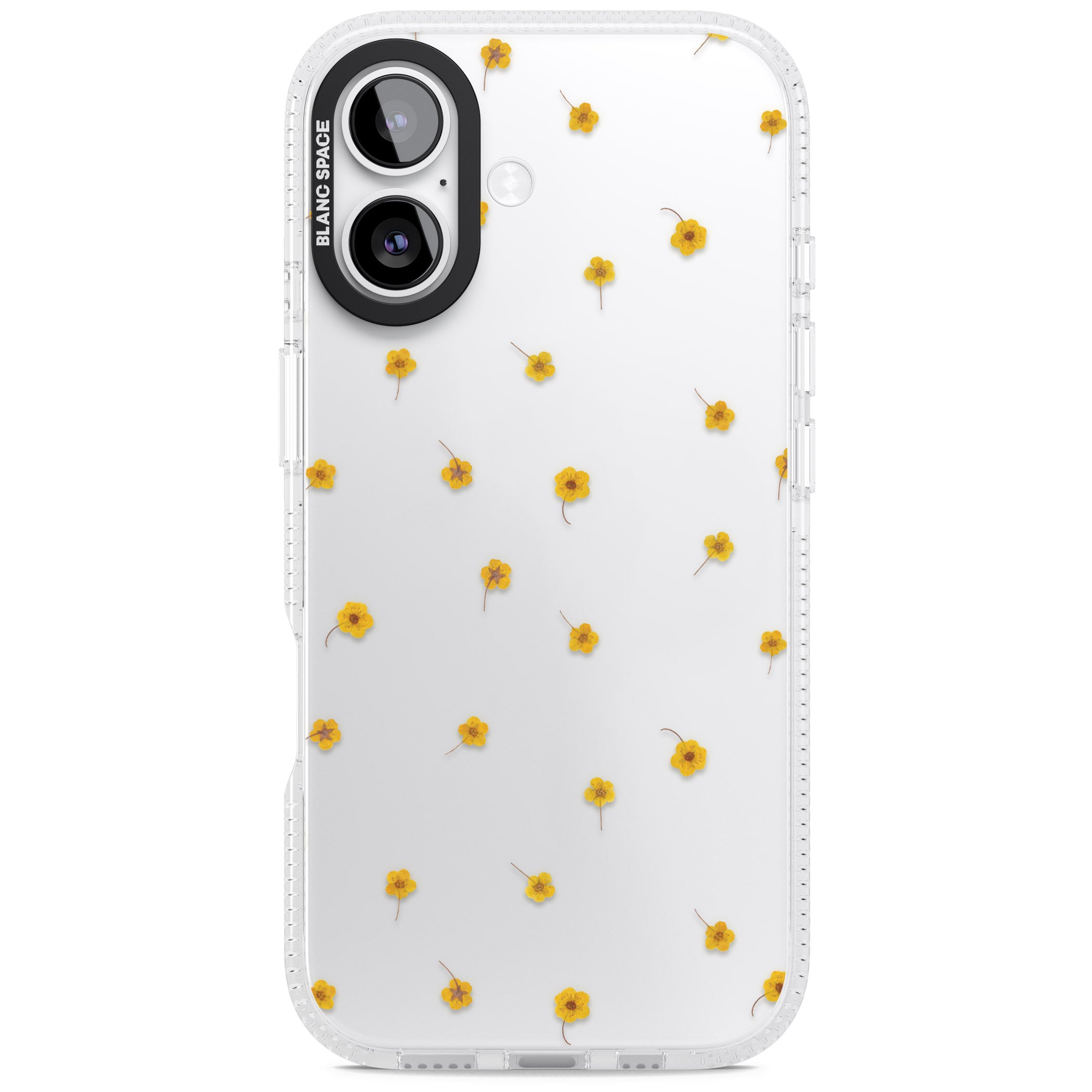 Sunny Scatter Flower iPhone 17 Impact Air Clear Phone Case