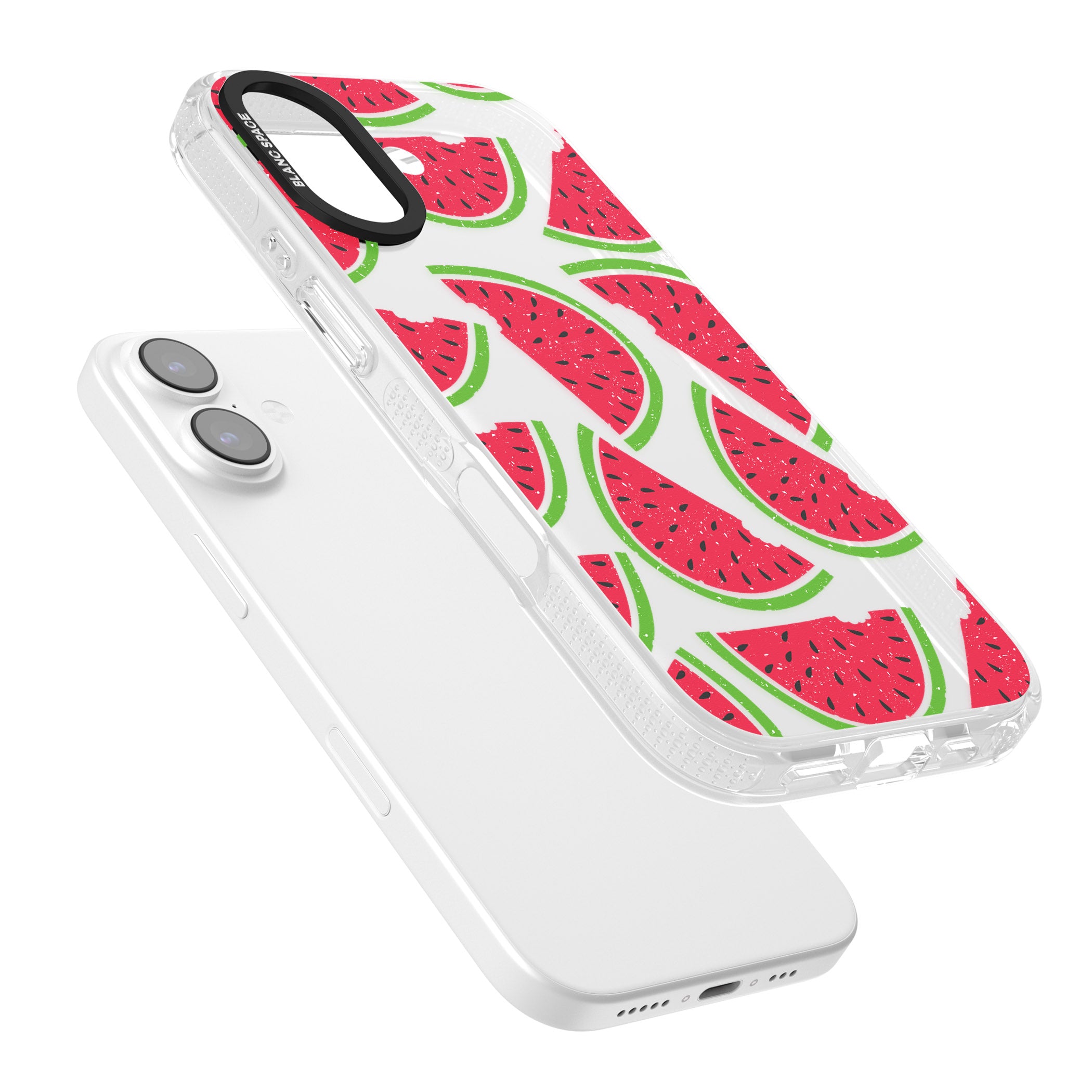 Watermelon Pattern iPhone 17 Impact Air Clear Phone Case Colours