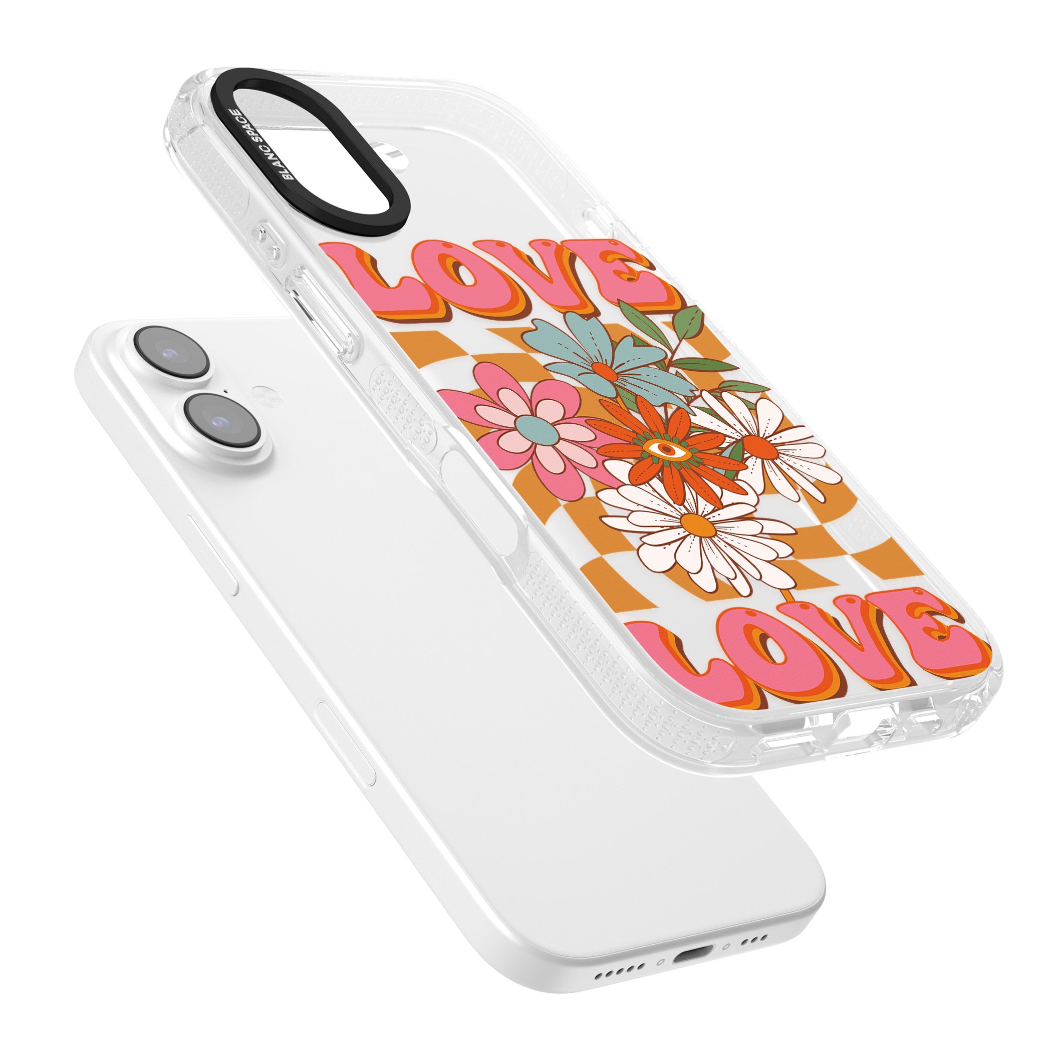 Love Bloom iPhone 17 Impact Air Clear Phone Case Colours