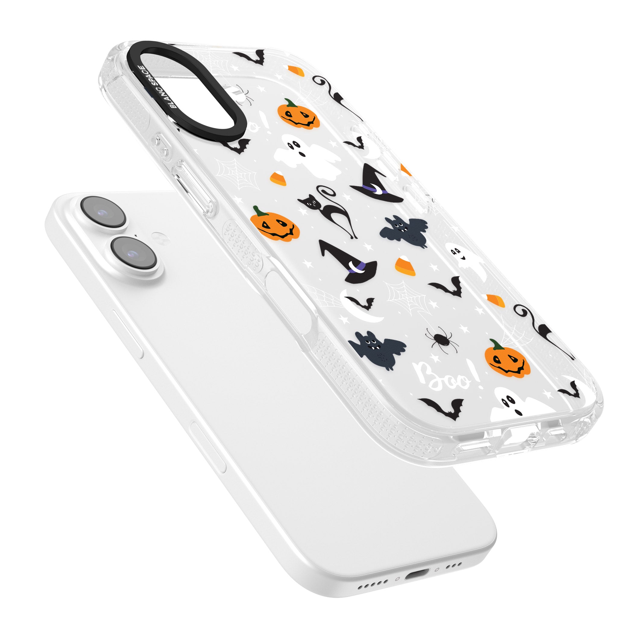 Halloween Mix Pattern iPhone 17 Impact Air Clear Phone Case Colours