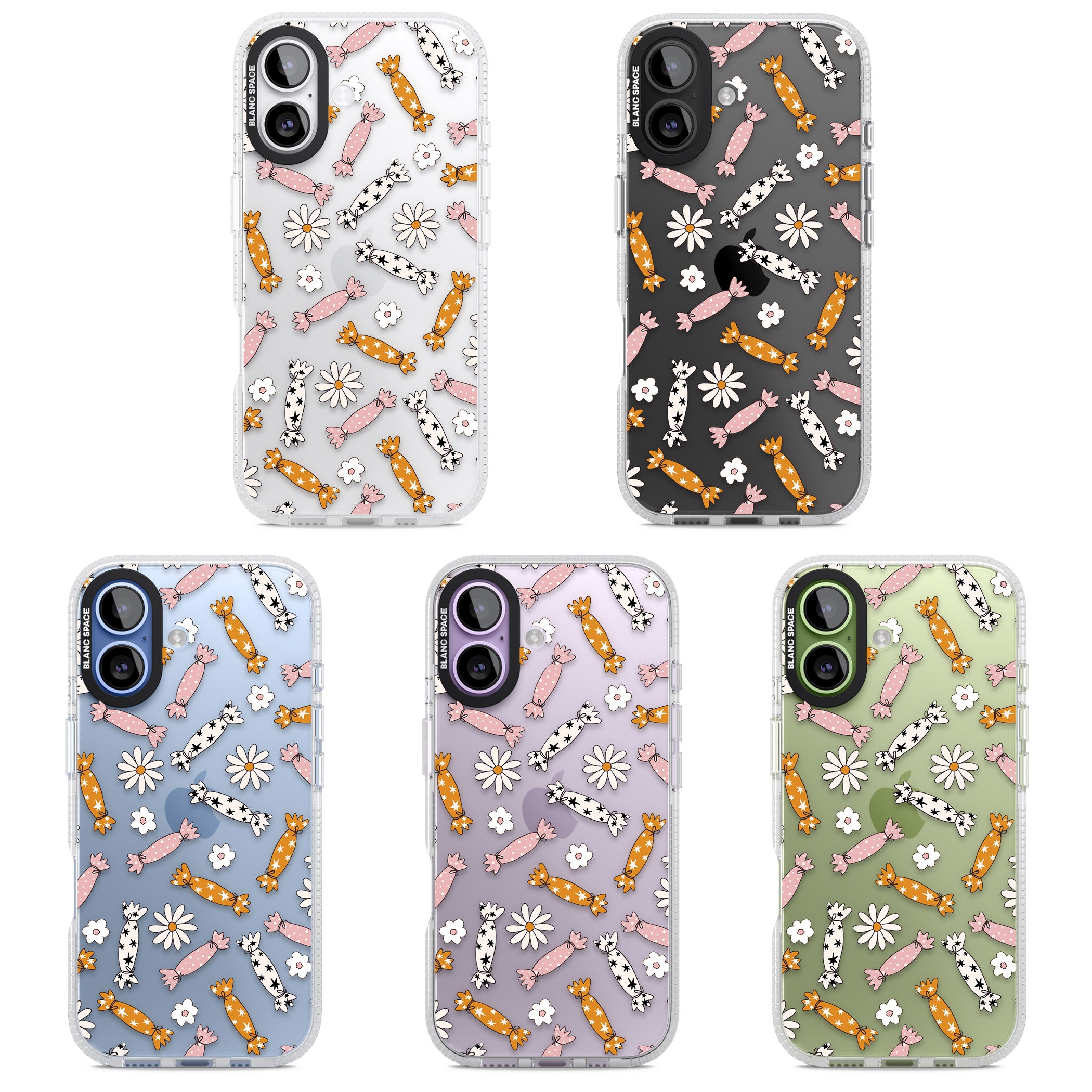 Floral Candy iPhone 17 Impact Air Clear Phone Case APT Impact Protection