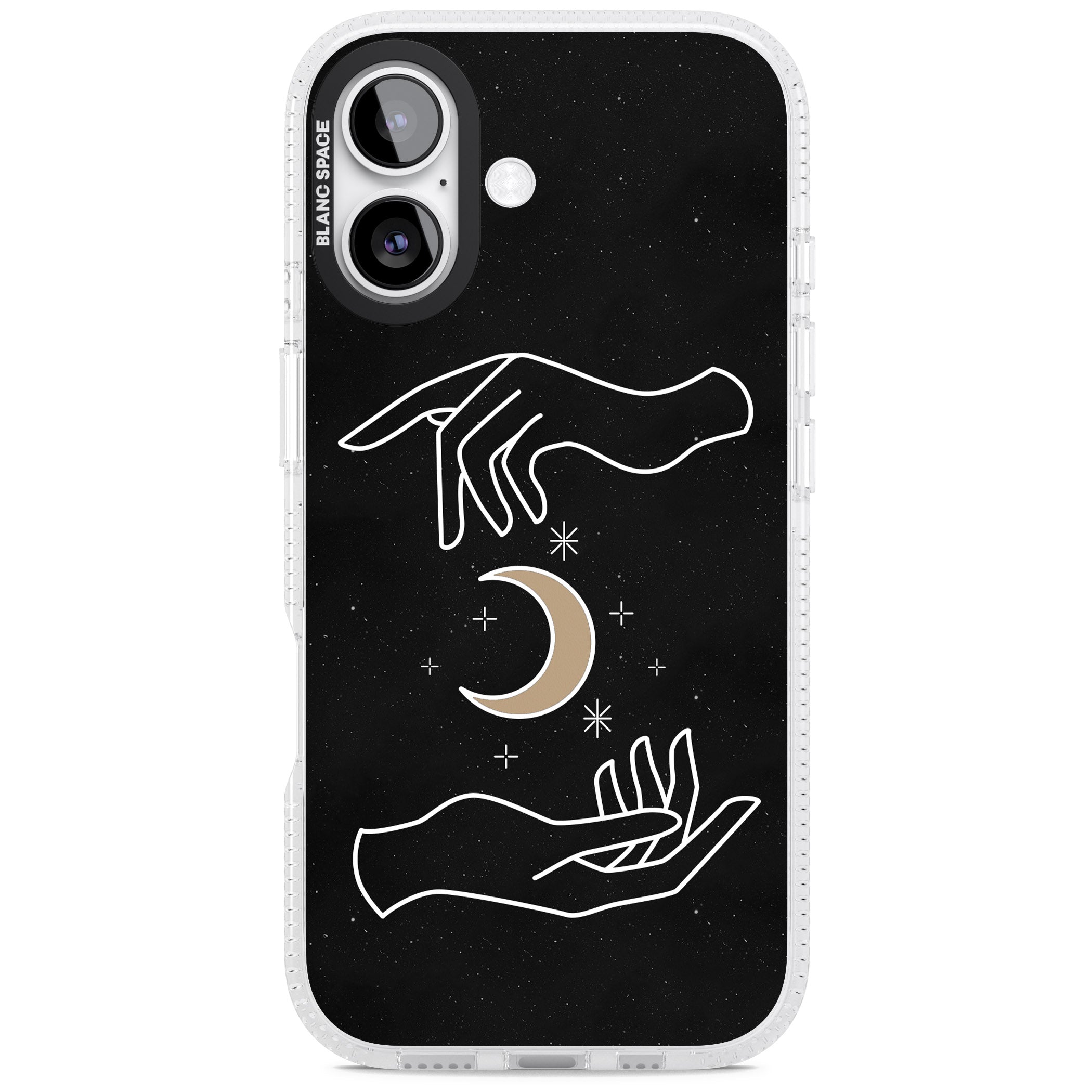 Cosmic Hands iPhone 17 Impact Air Clear Phone Case