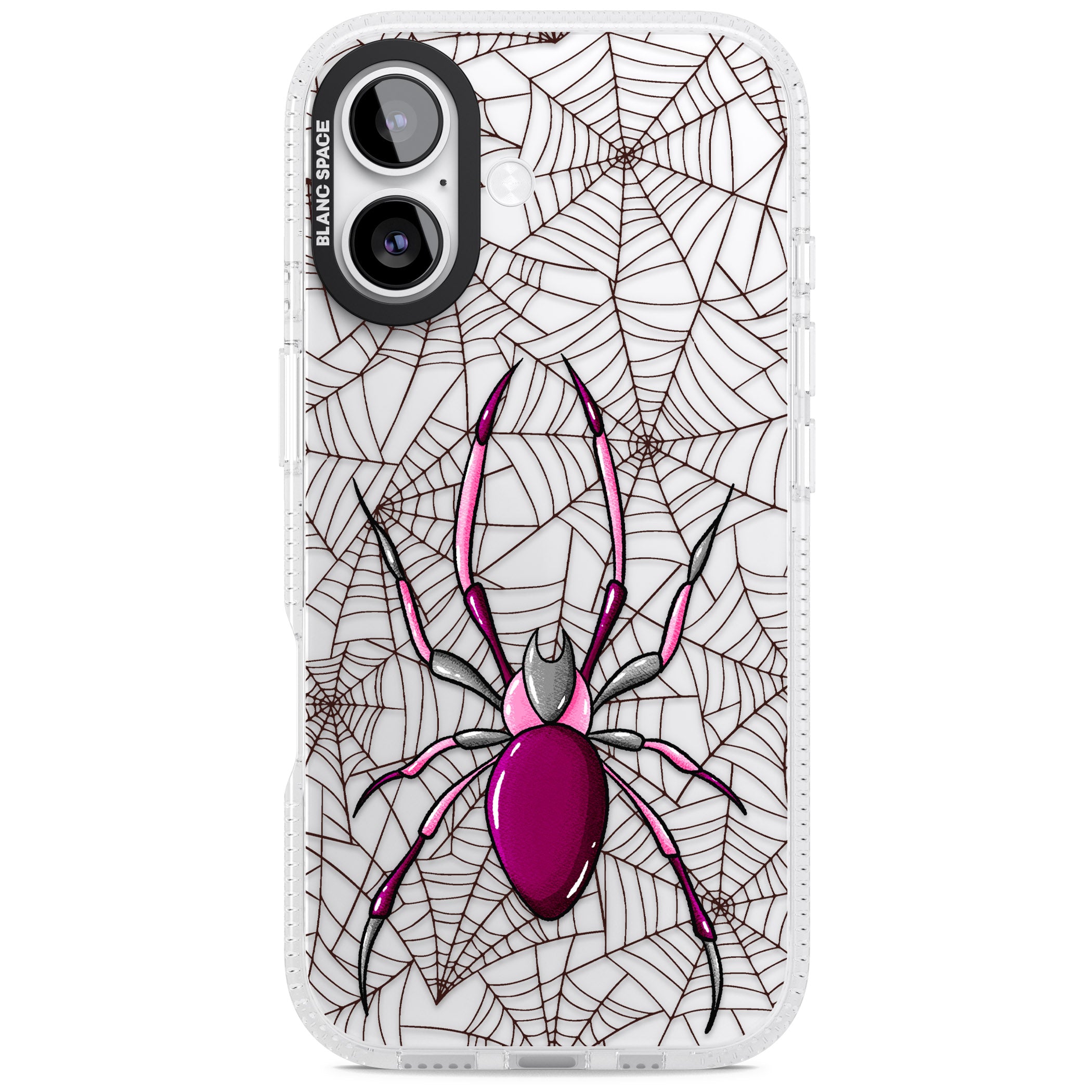 Arachnophobia iPhone 17 Impact Air Clear Phone Case