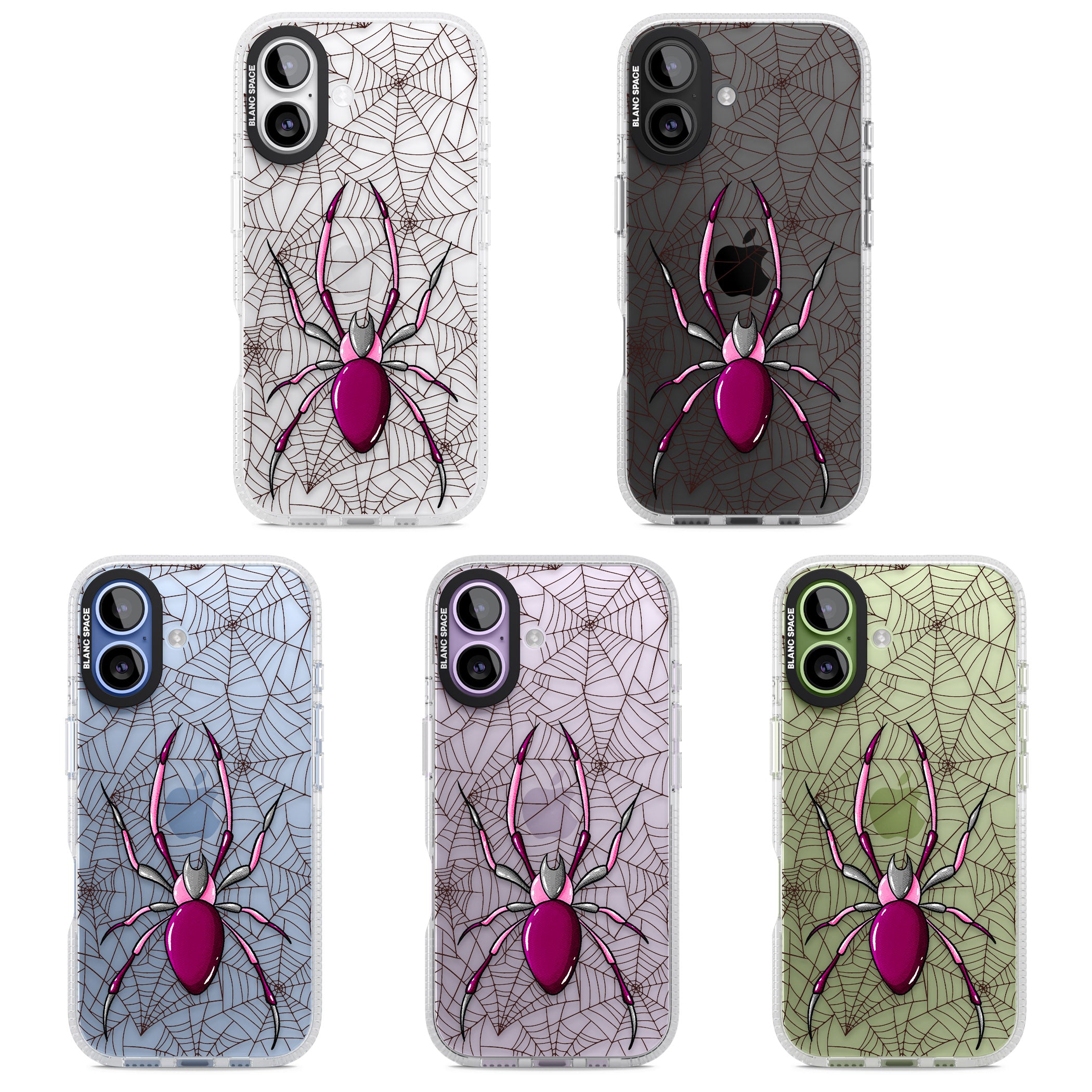 Arachnophobia iPhone 17 Impact Air Clear Phone Case APT Impact Protection