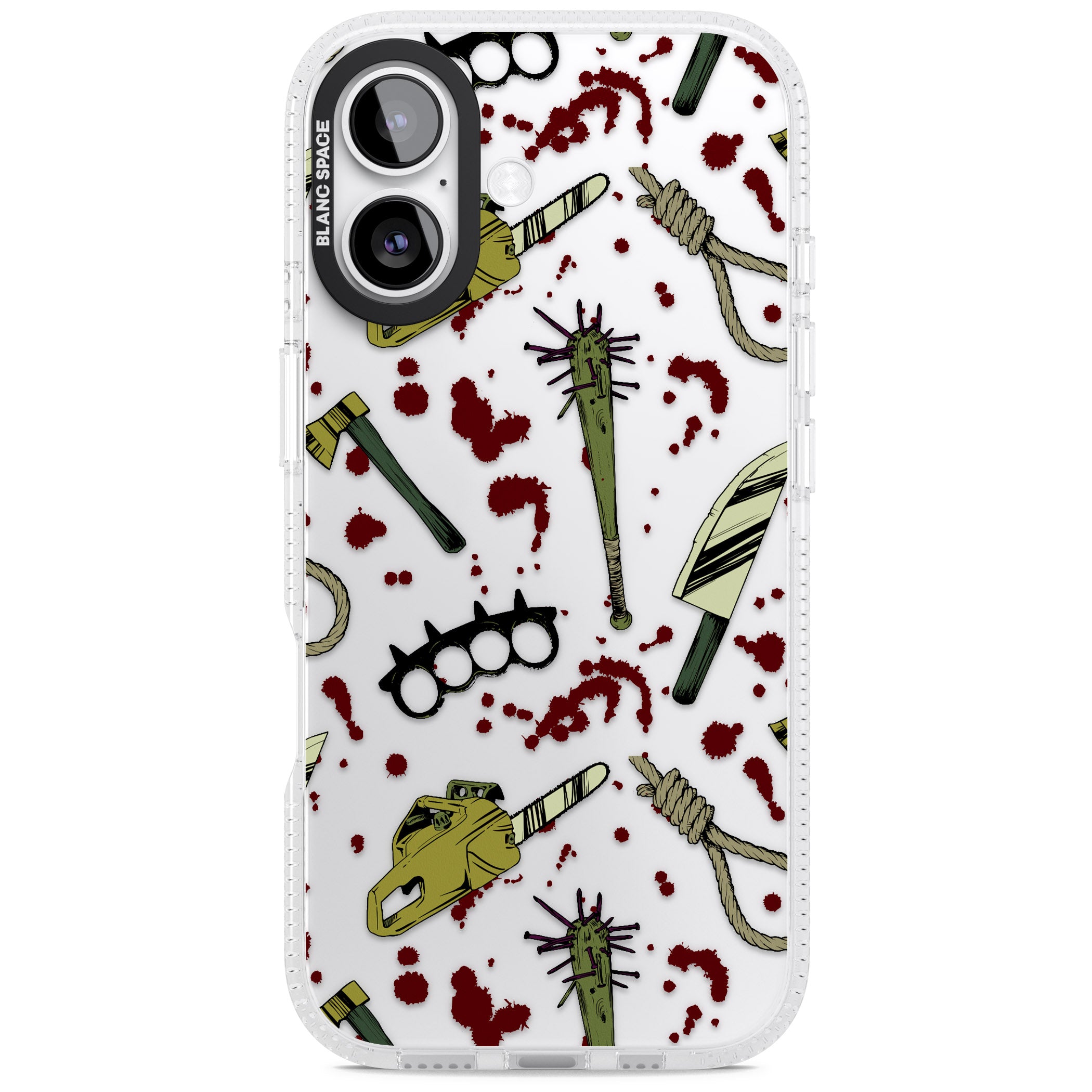 Movie Massacre iPhone 17 Impact Air Clear Phone Case