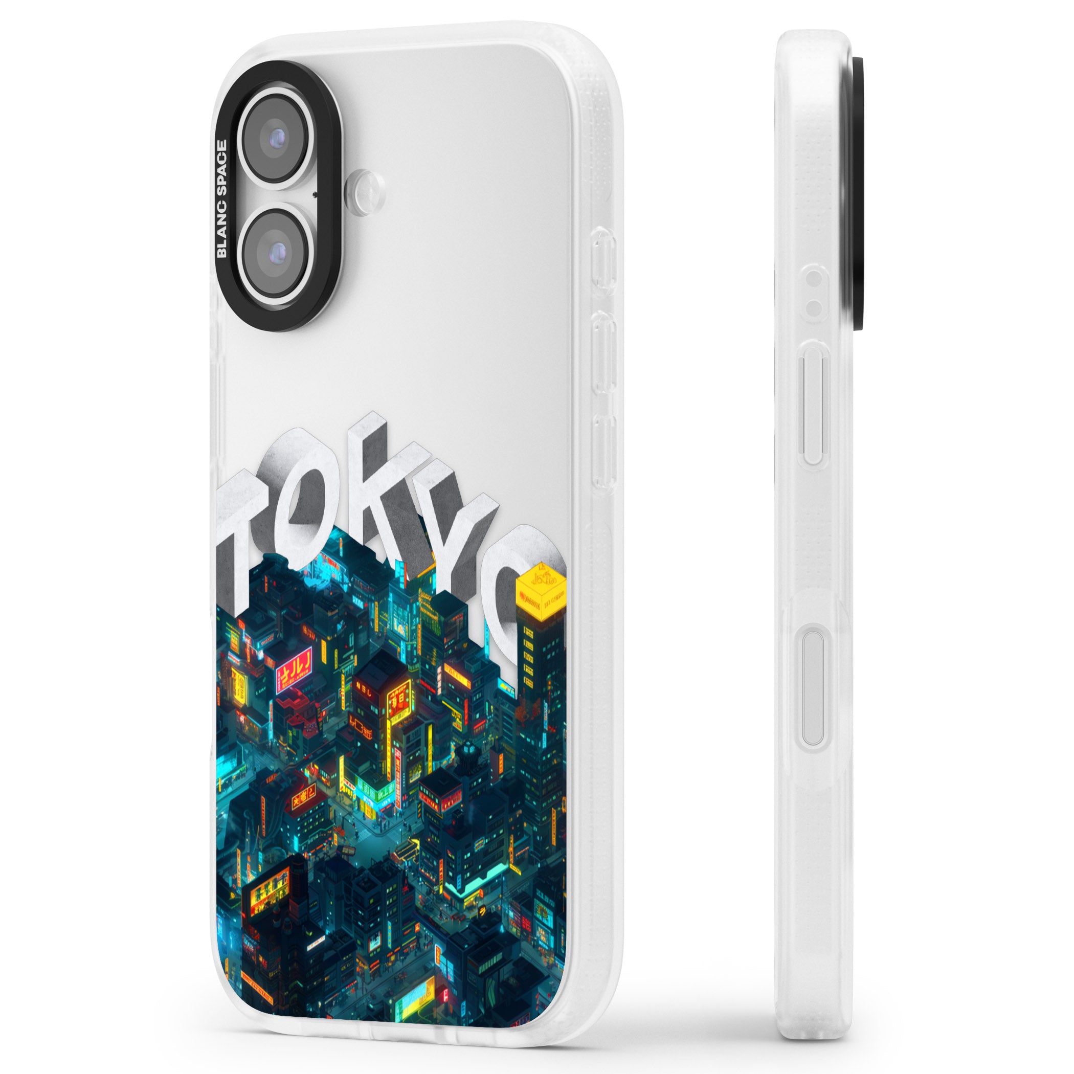 Tokyo iPhone 17 Impact Air Clear Phone Case Side Profile