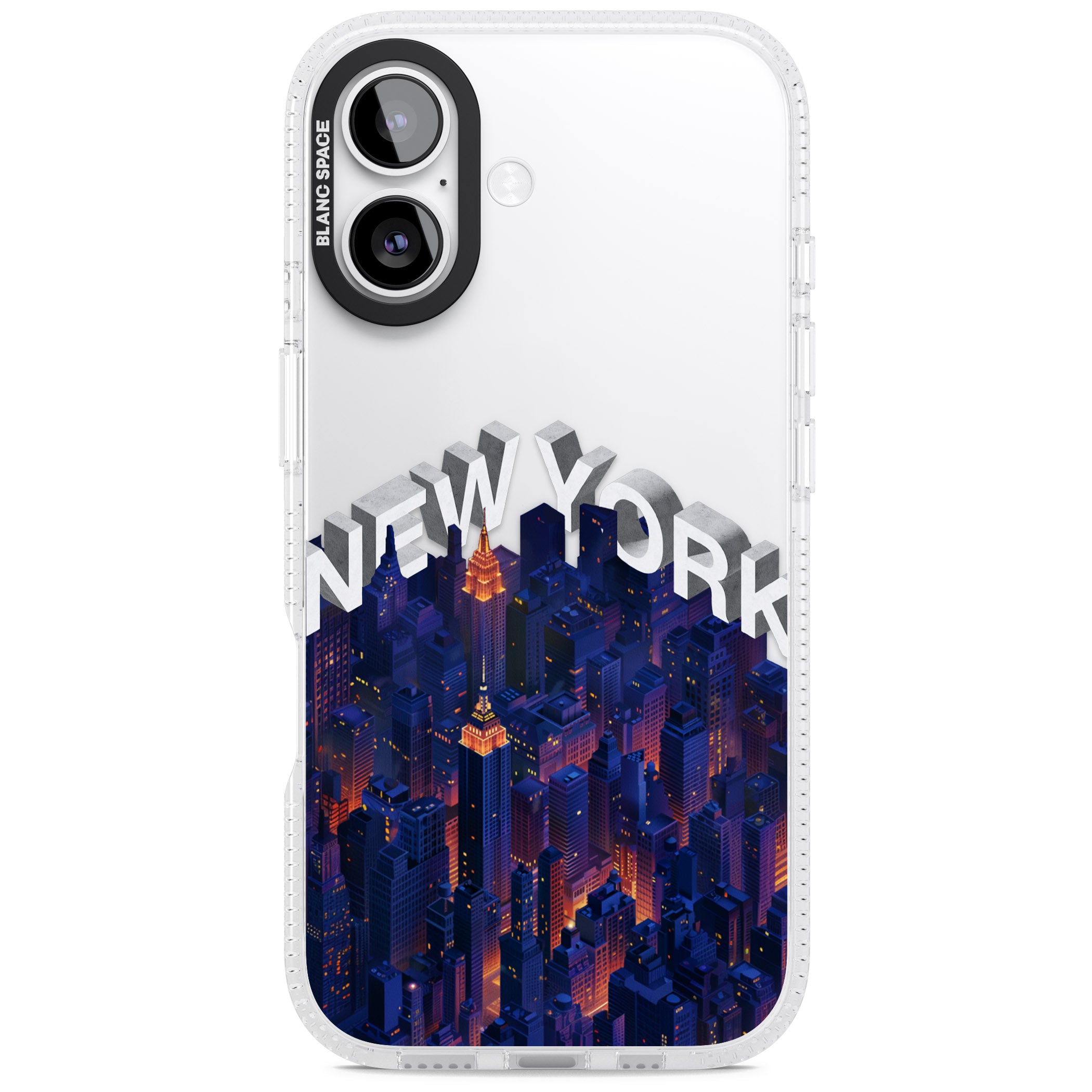 New York City iPhone 17 Impact Air Clear Phone Case