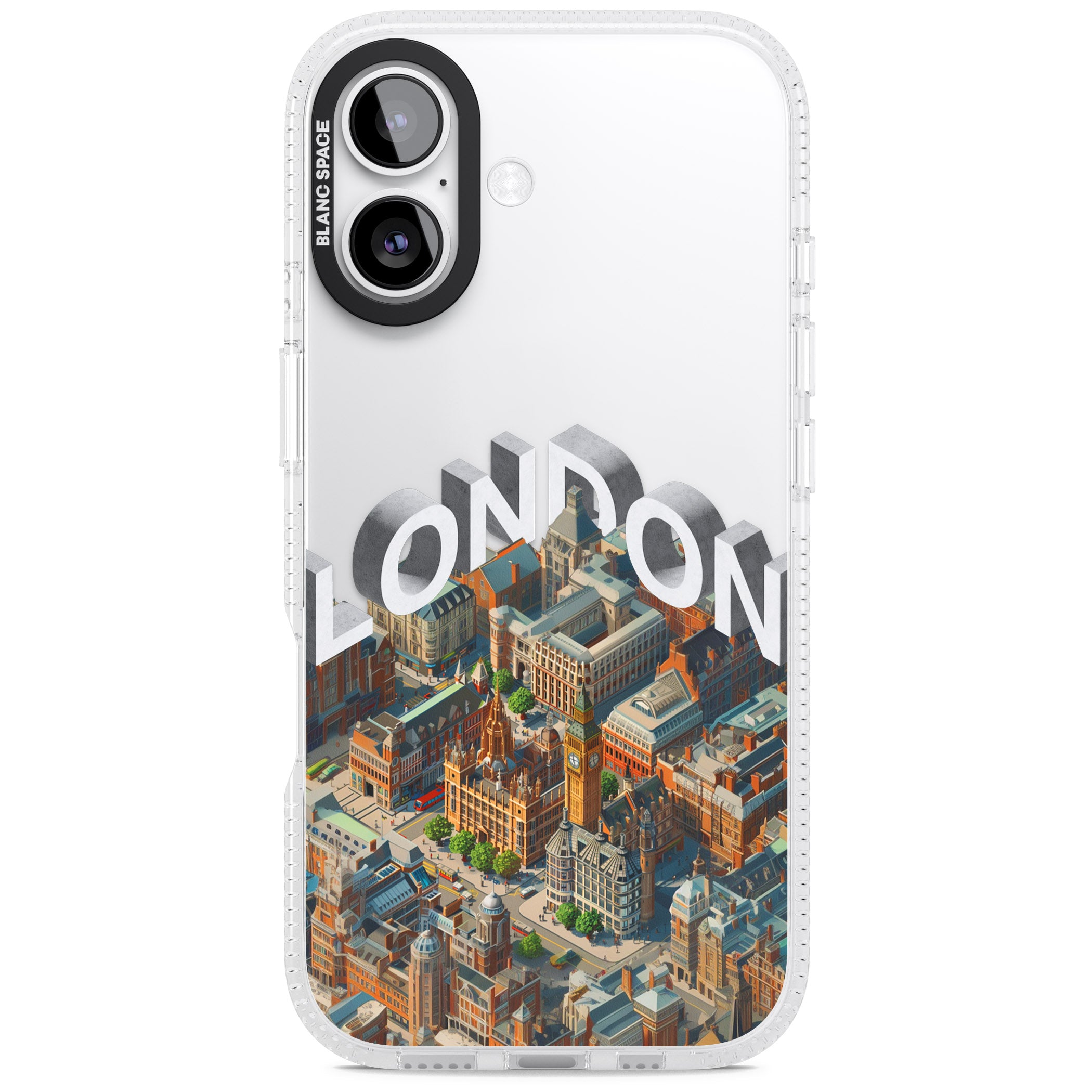 London iPhone 17 Impact Air Clear Phone Case