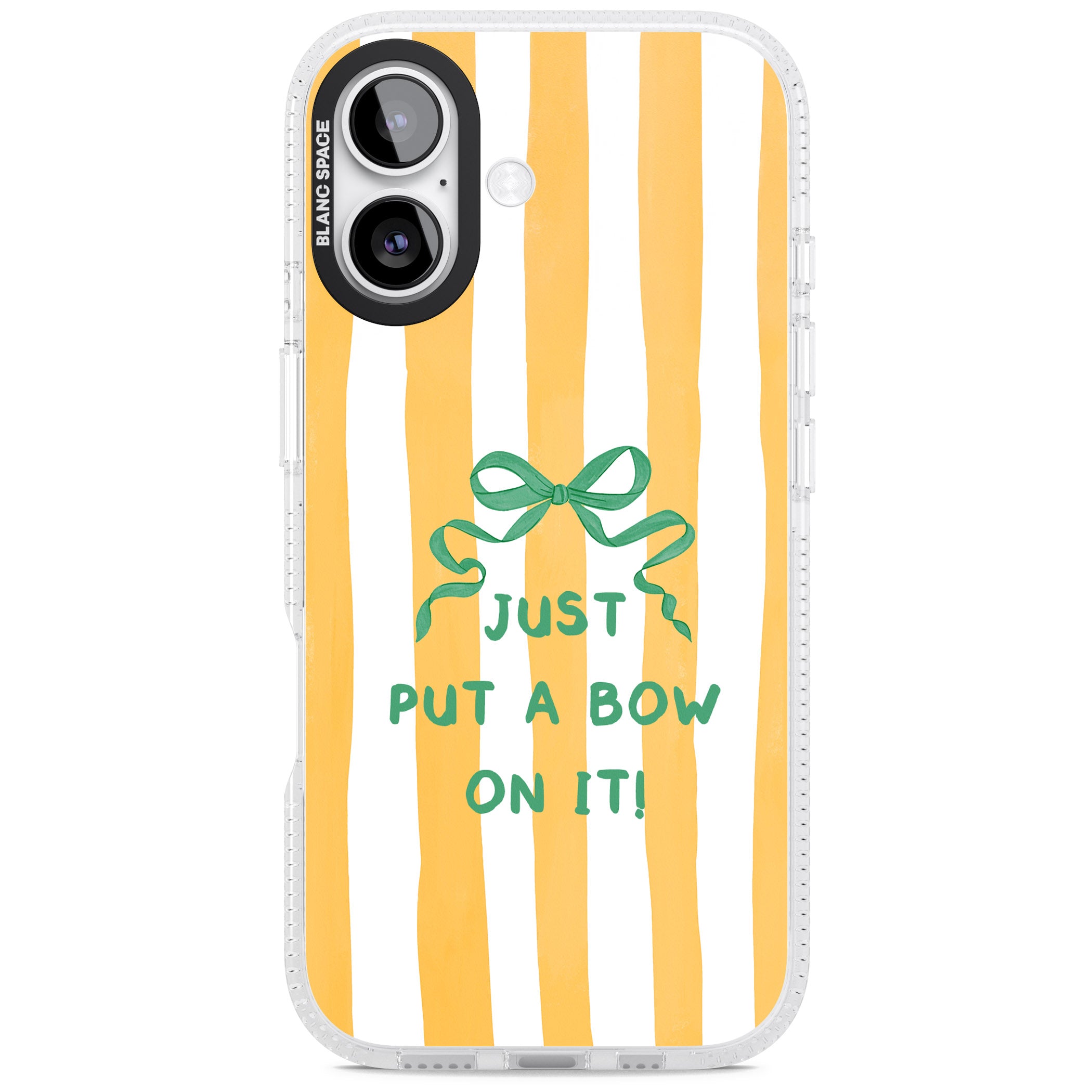 Just Put a Bow On It iPhone 17 Impact Air Clear Phone Case