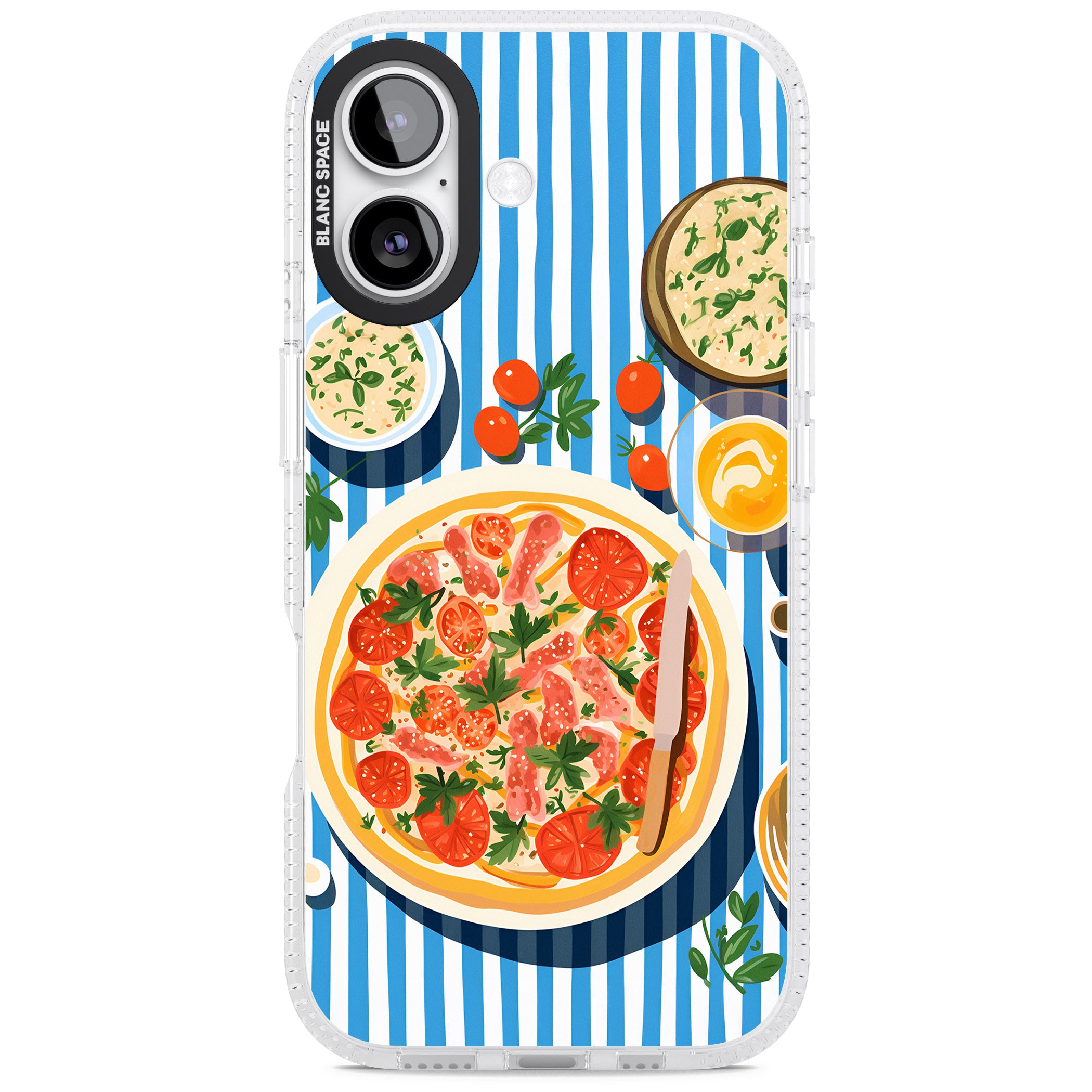 Italian Platter iPhone 17 Impact Air Clear Phone Case