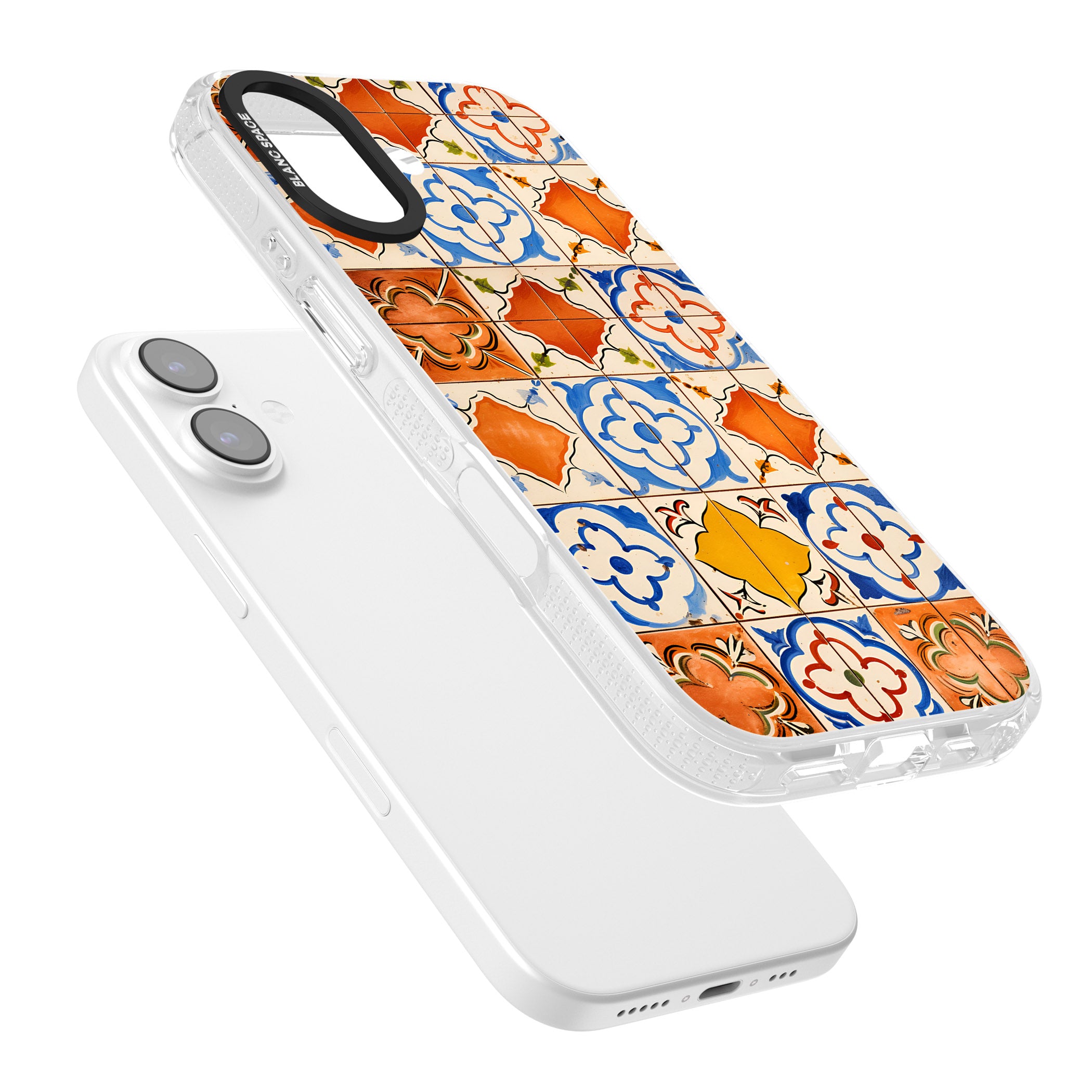 Spanish Mosaic Tiles iPhone 17 Impact Air Clear Phone Case Colours