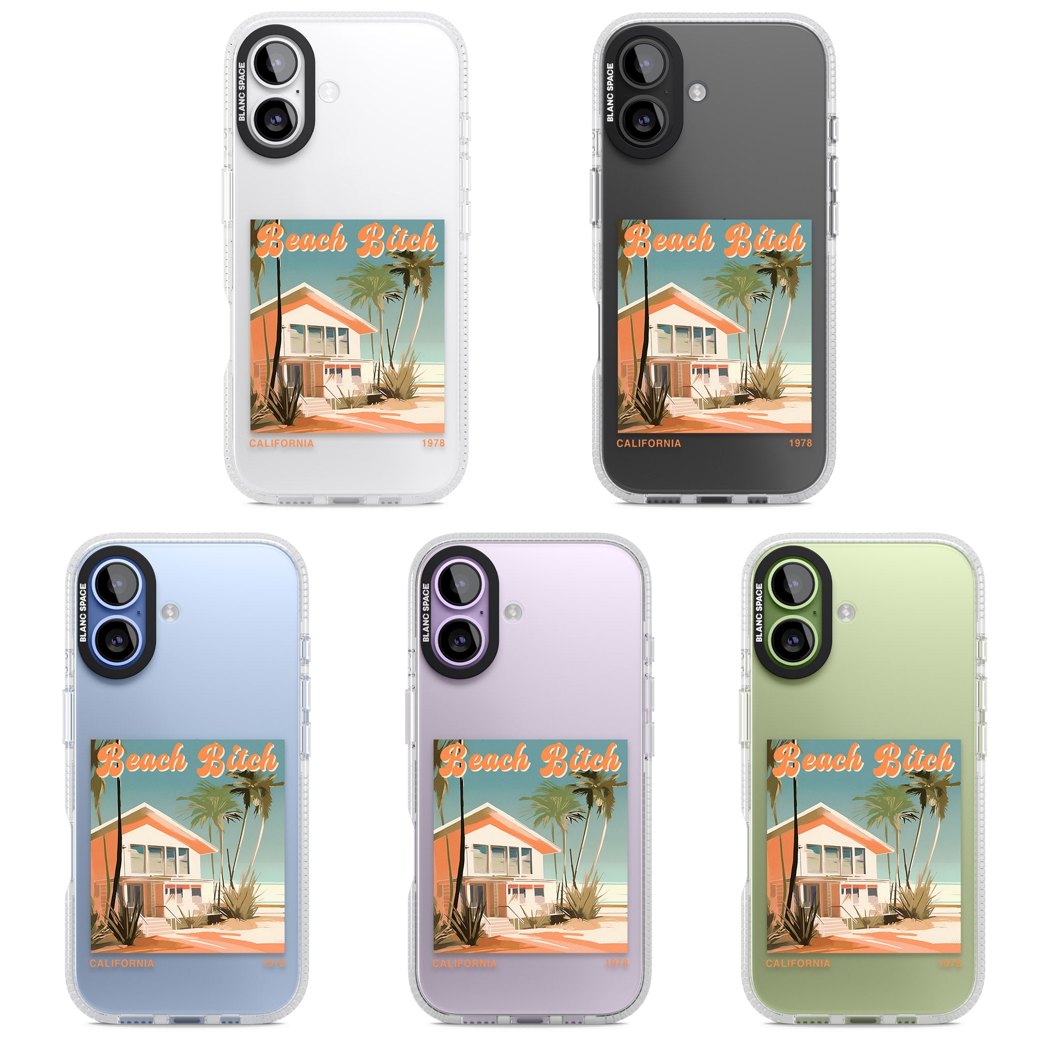 Beach B*tch iPhone 17 Impact Air Clear Phone Case APT Impact Protection