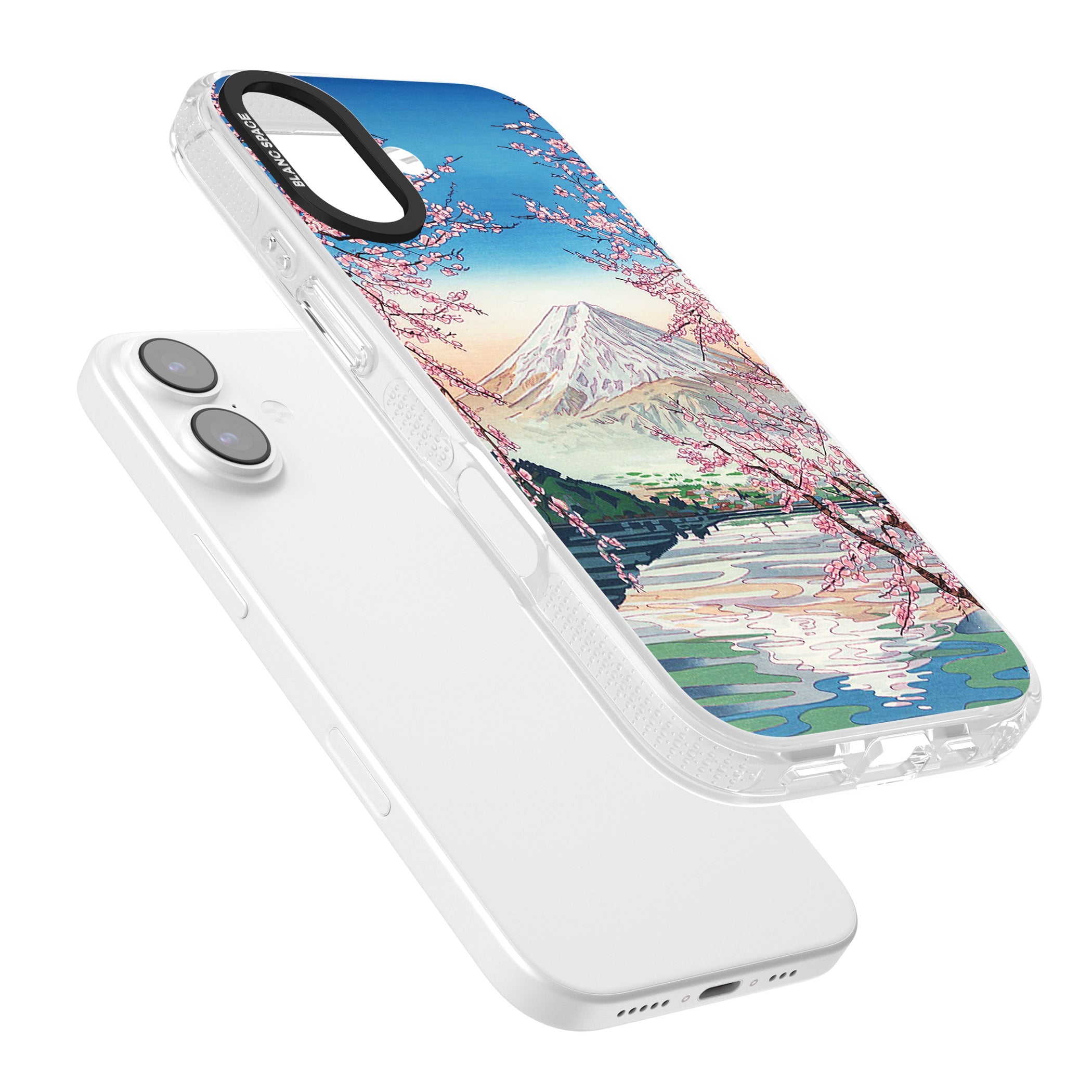 Mt Fuji From Lake Kawaguchi iPhone 17 Impact Air Clear Phone Case Colours