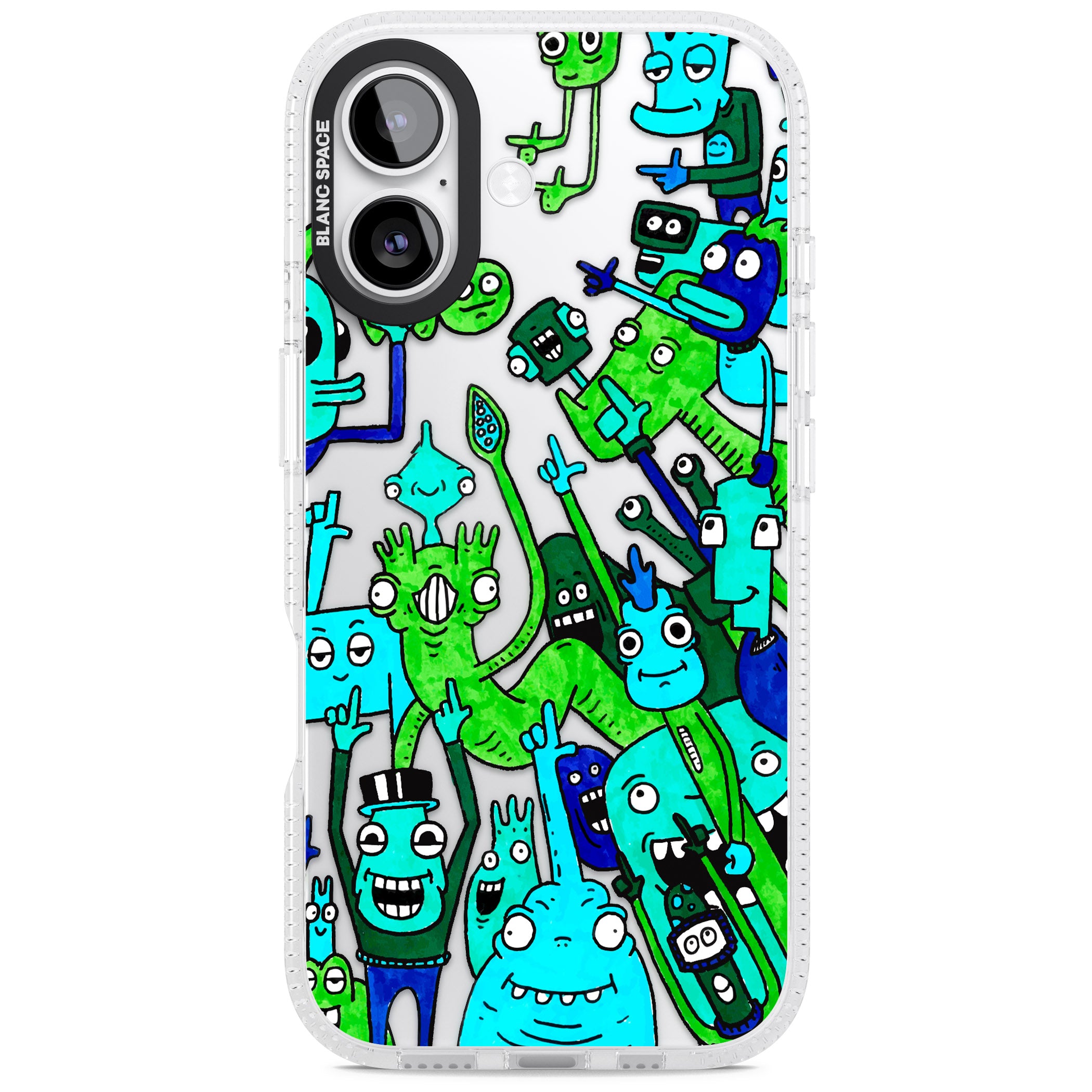 Don'T Point iPhone 17 Impact Air Clear Phone Case