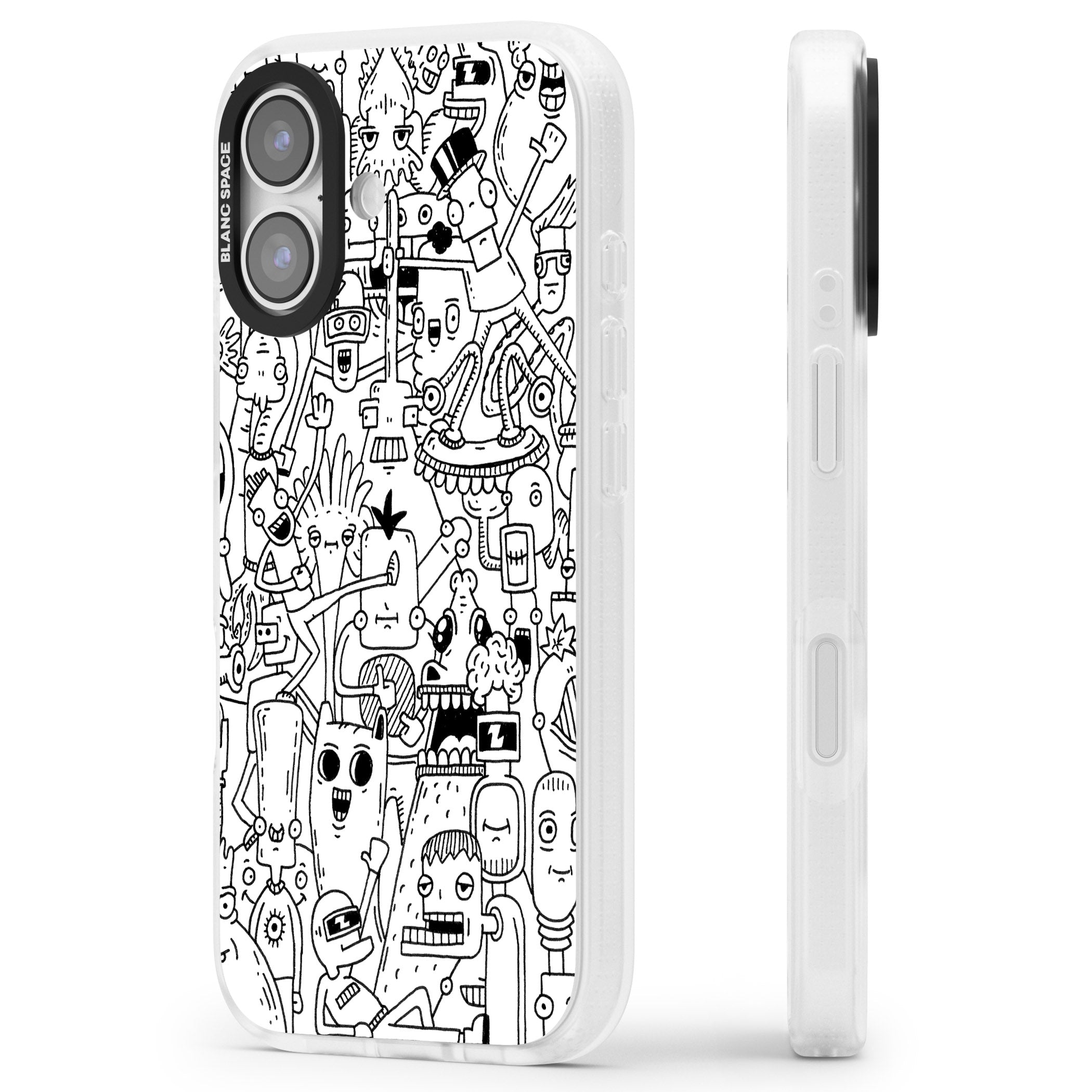 Stack Original iPhone 17 Impact Air Clear Phone Case Side Profile