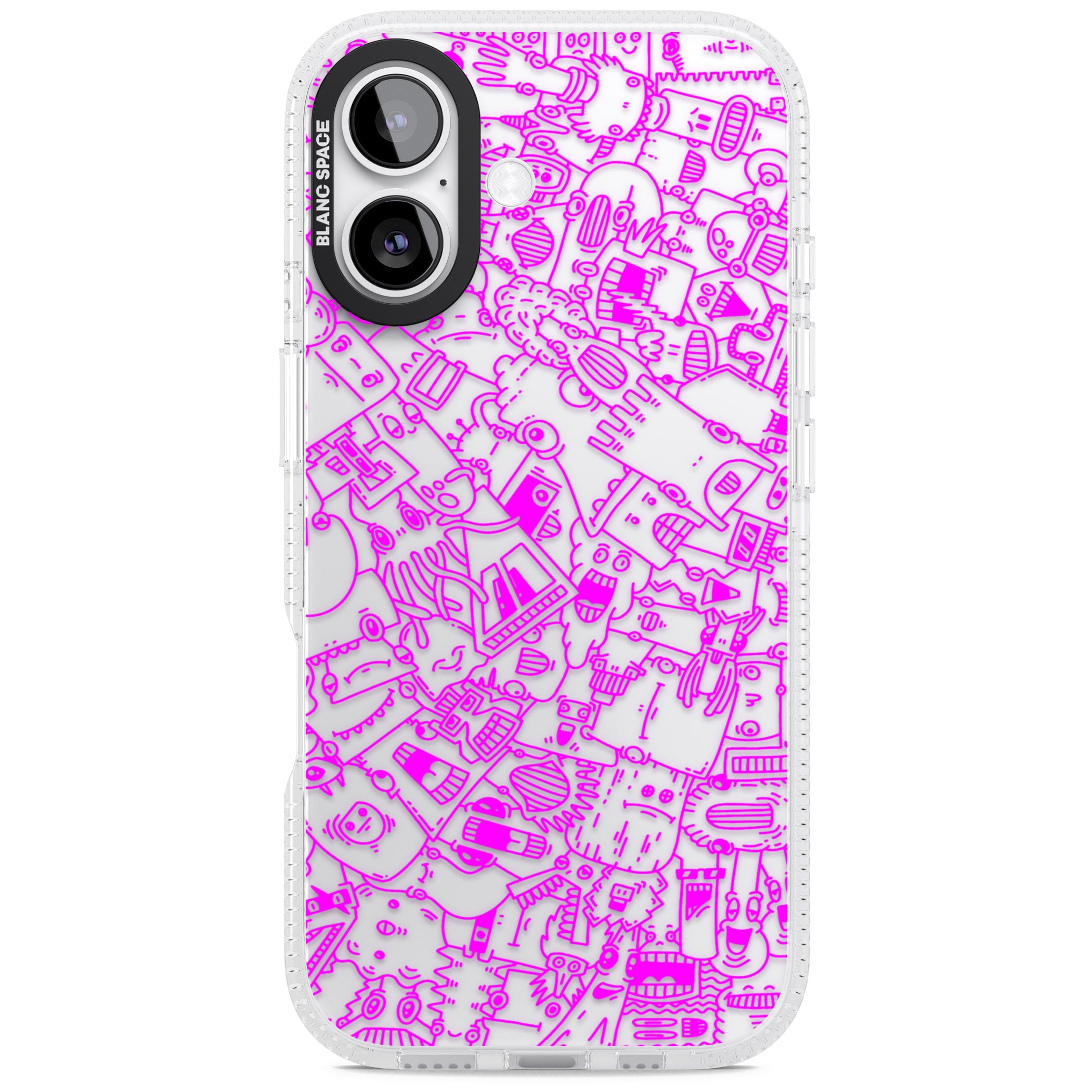 Pink Pals iPhone 17 Impact Air Clear Phone Case