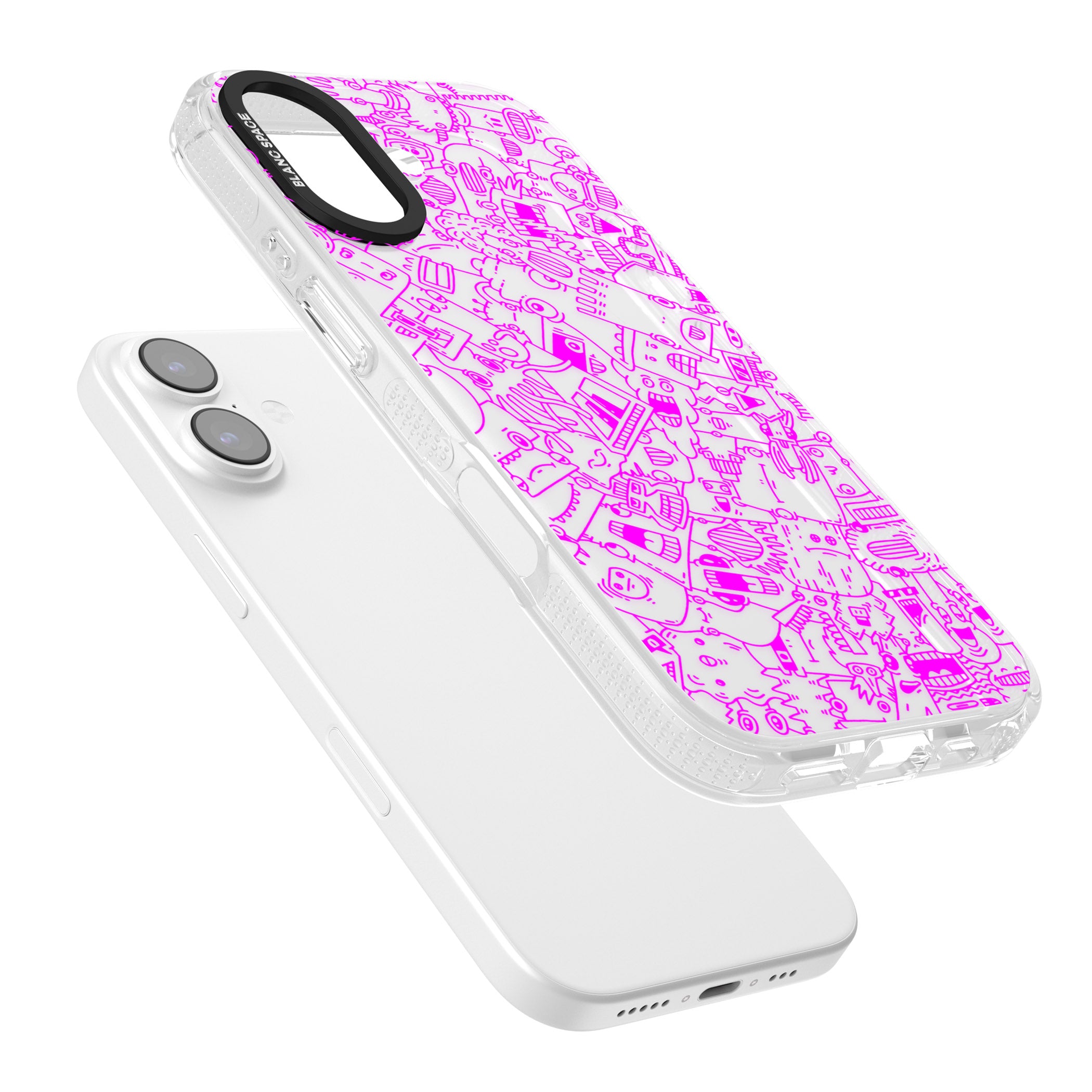 Pink Pals iPhone 17 Impact Air Clear Phone Case Colours