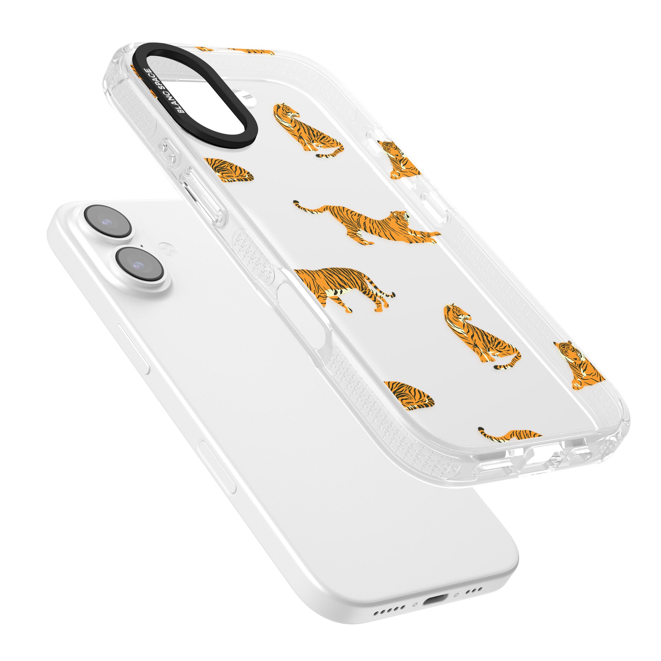 Clear Tiger Jungle iPhone 17 Impact Air Clear Phone Case Colours