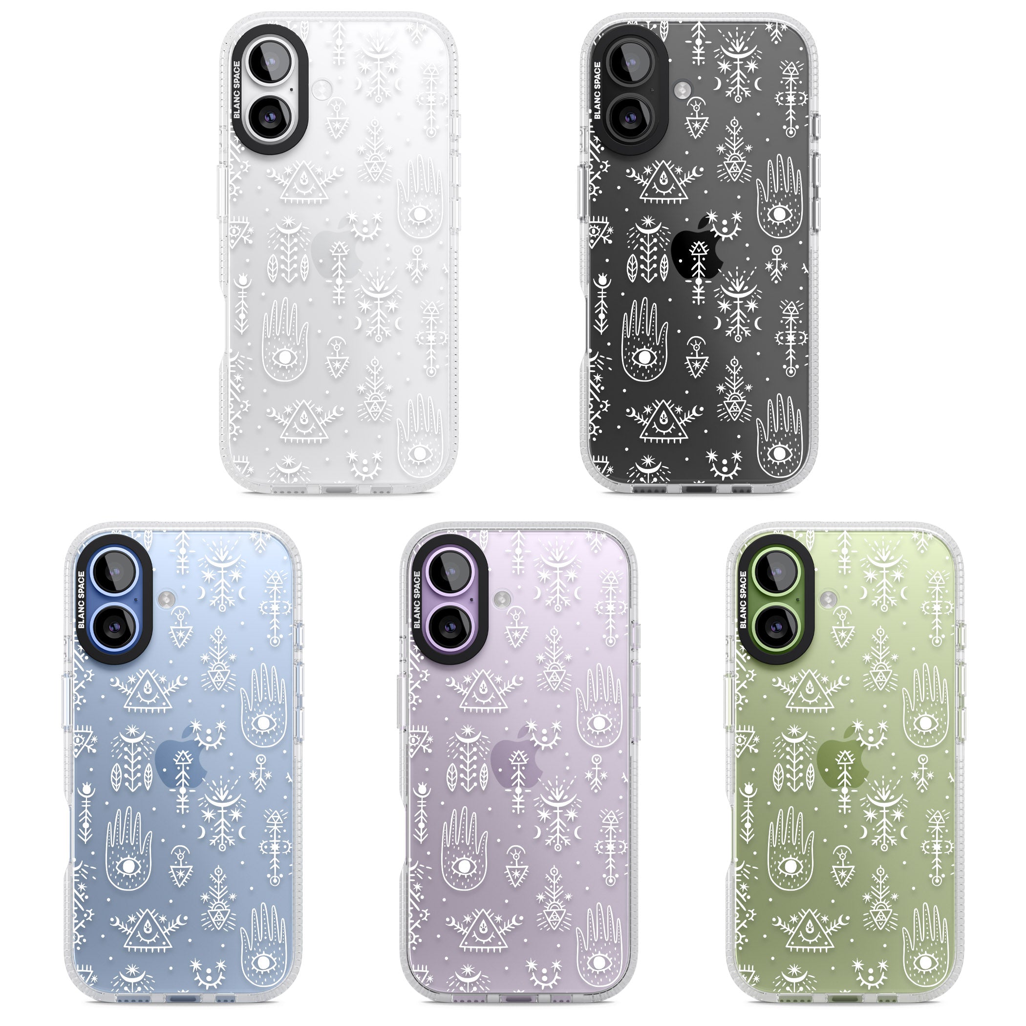 Mystic Symbols iPhone 17 Impact Air Clear Phone Case APT Impact Protection