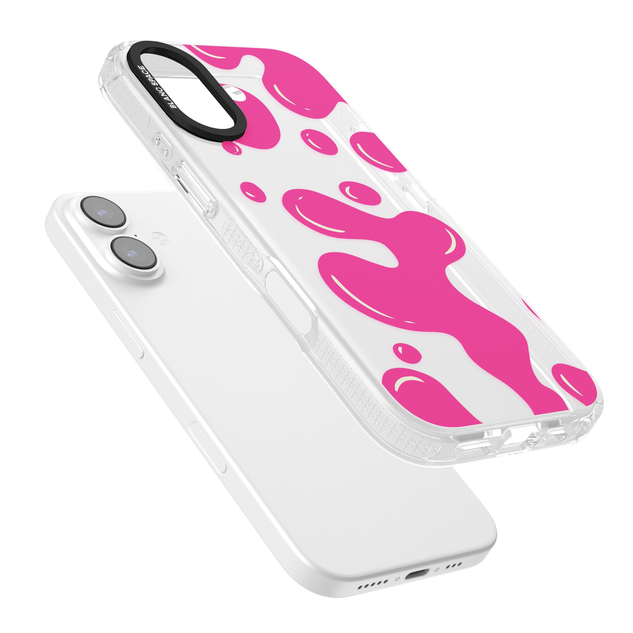 Pink Lava Lamp iPhone 17 Impact Air Clear Phone Case Colours