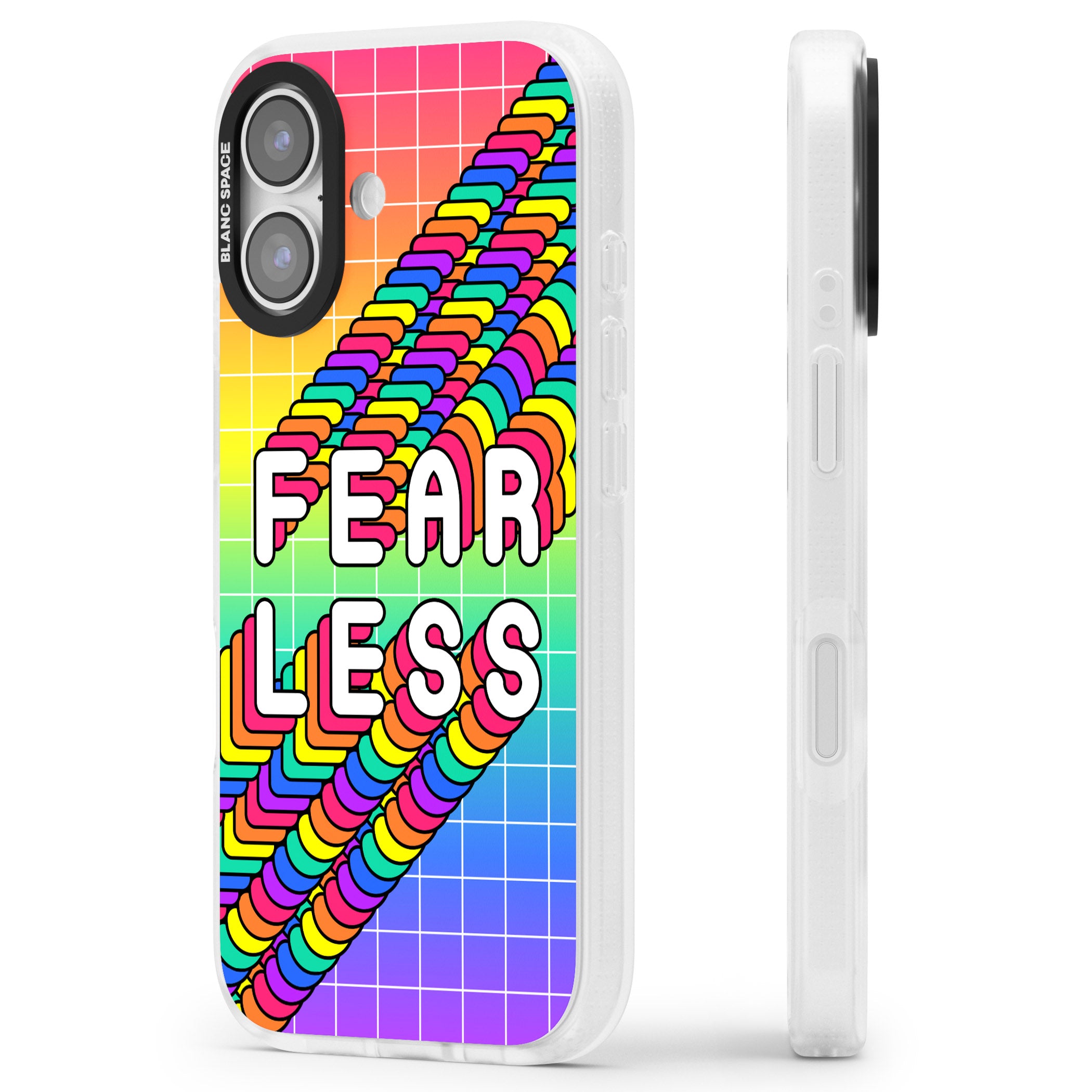 Fearless iPhone 17 Impact Air Clear Phone Case Side Profile