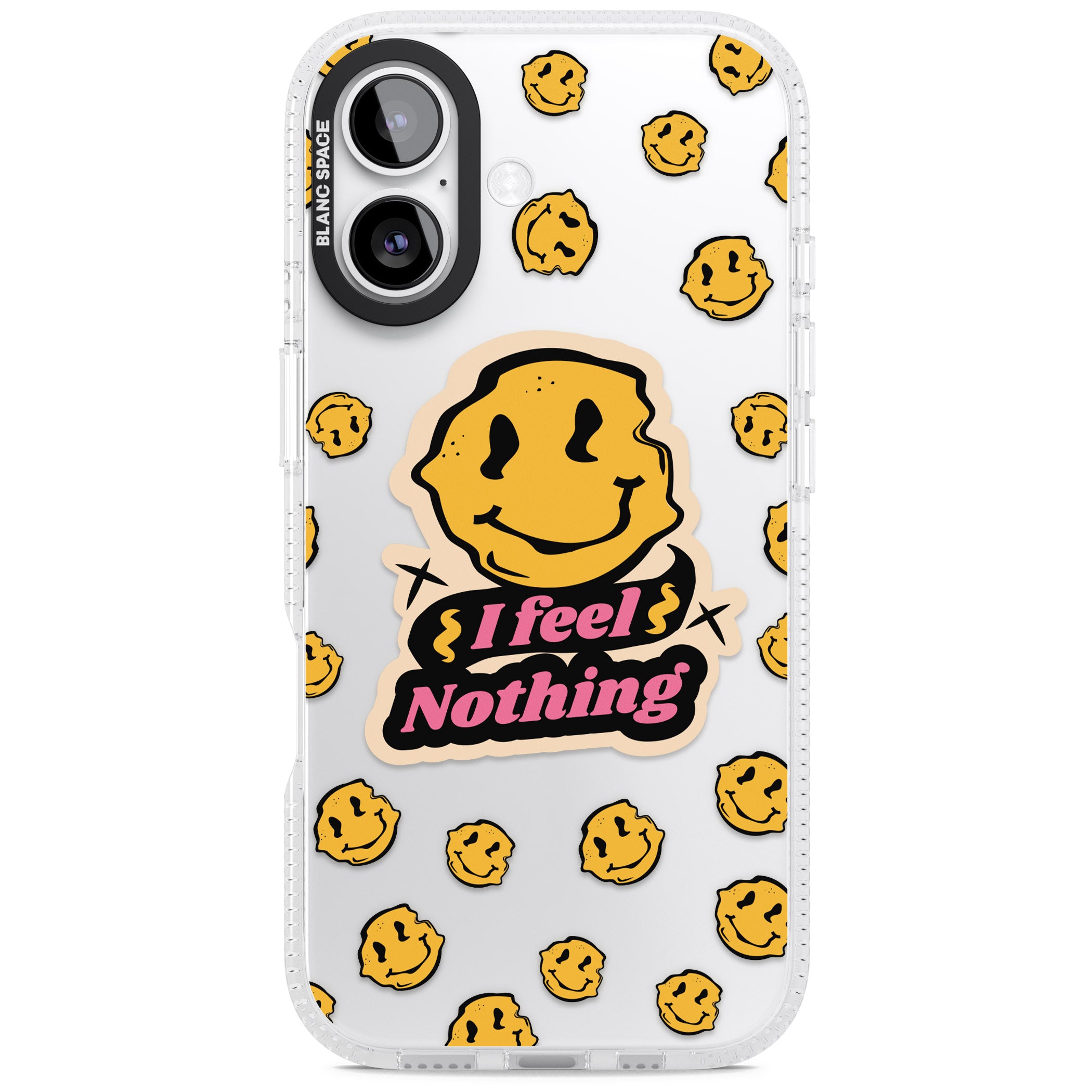 I Feel Nothing (Clear) iPhone 17 Impact Air Clear Phone Case