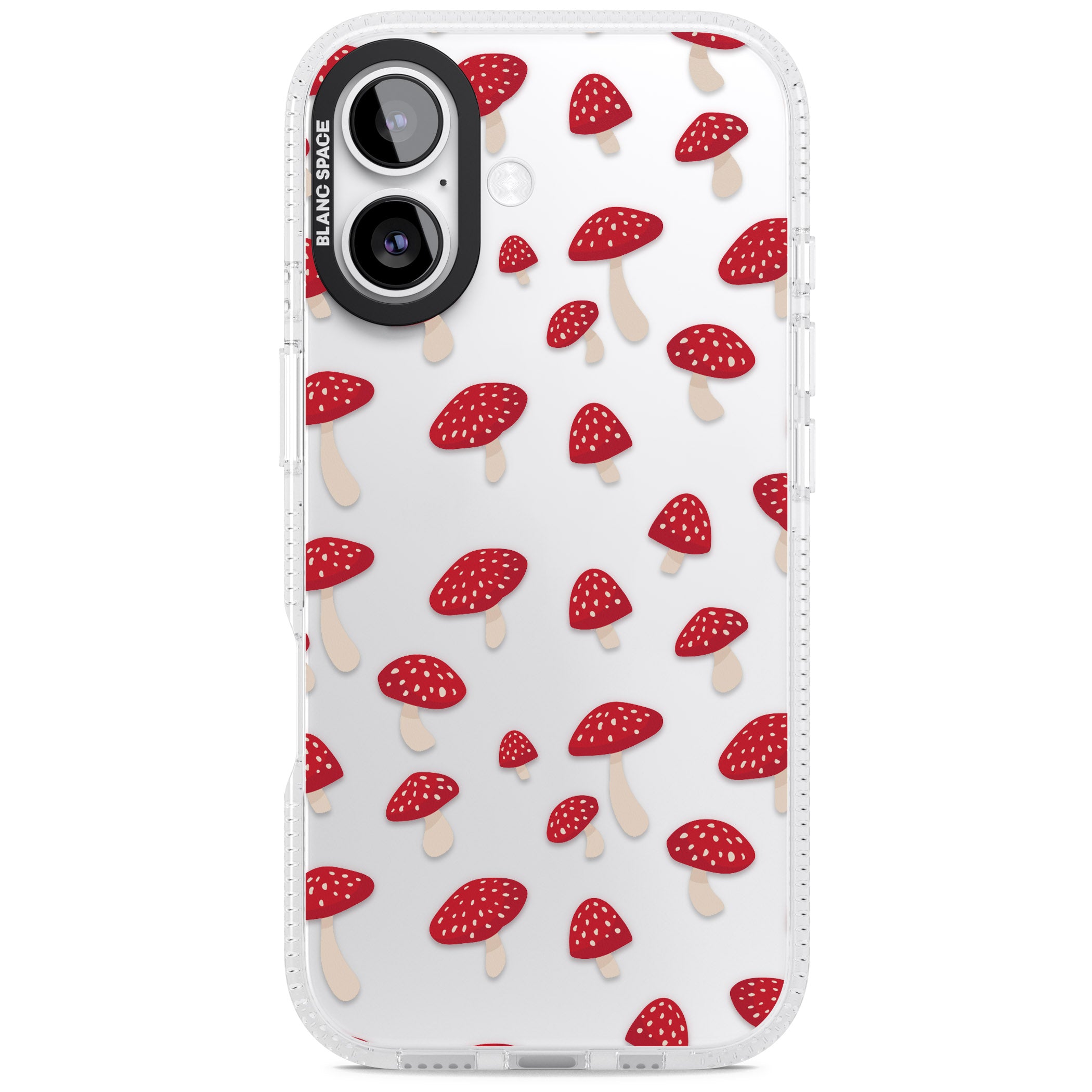 Magical Mushroom Pattern iPhone 17 Impact Air Clear Phone Case
