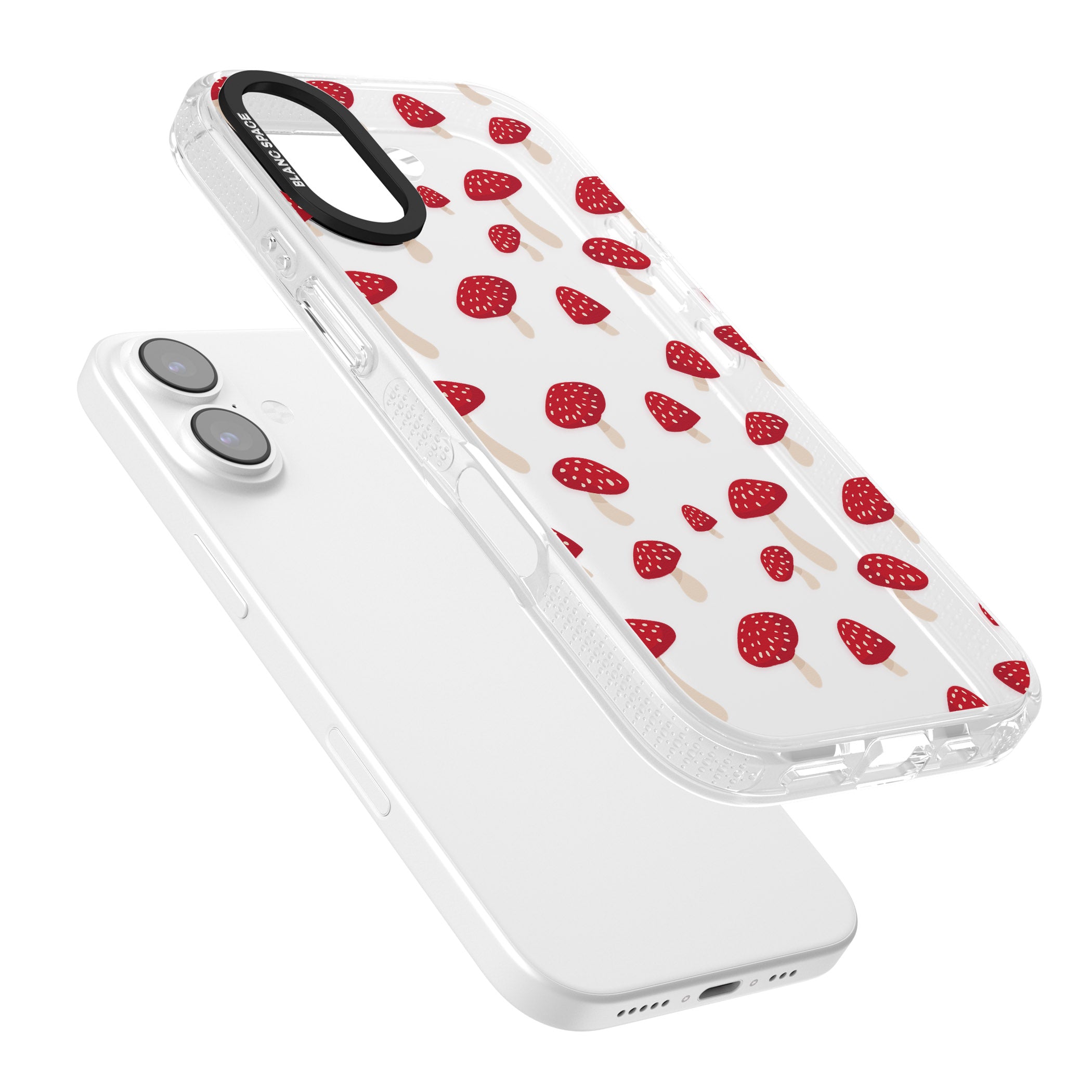 Magical Mushroom Pattern iPhone 17 Impact Air Clear Phone Case Colours