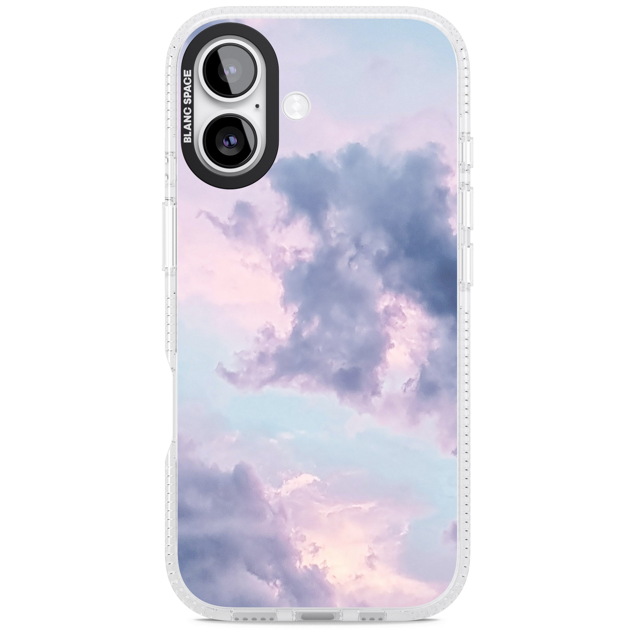 Pastel Sky Clouds iPhone 17 Impact Air Clear Phone Case