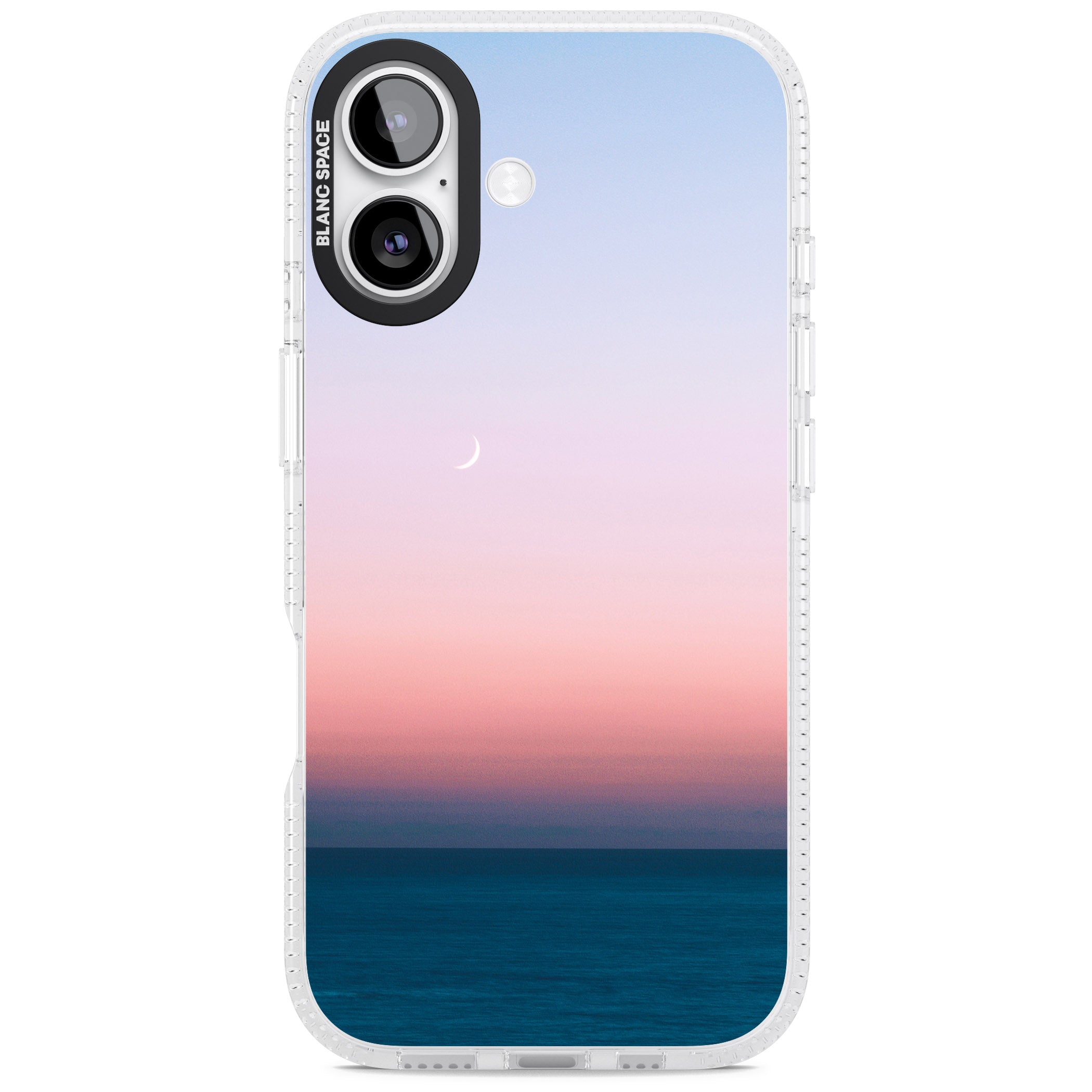 Pastel Ocean Sunset iPhone 17 Impact Air Clear Phone Case
