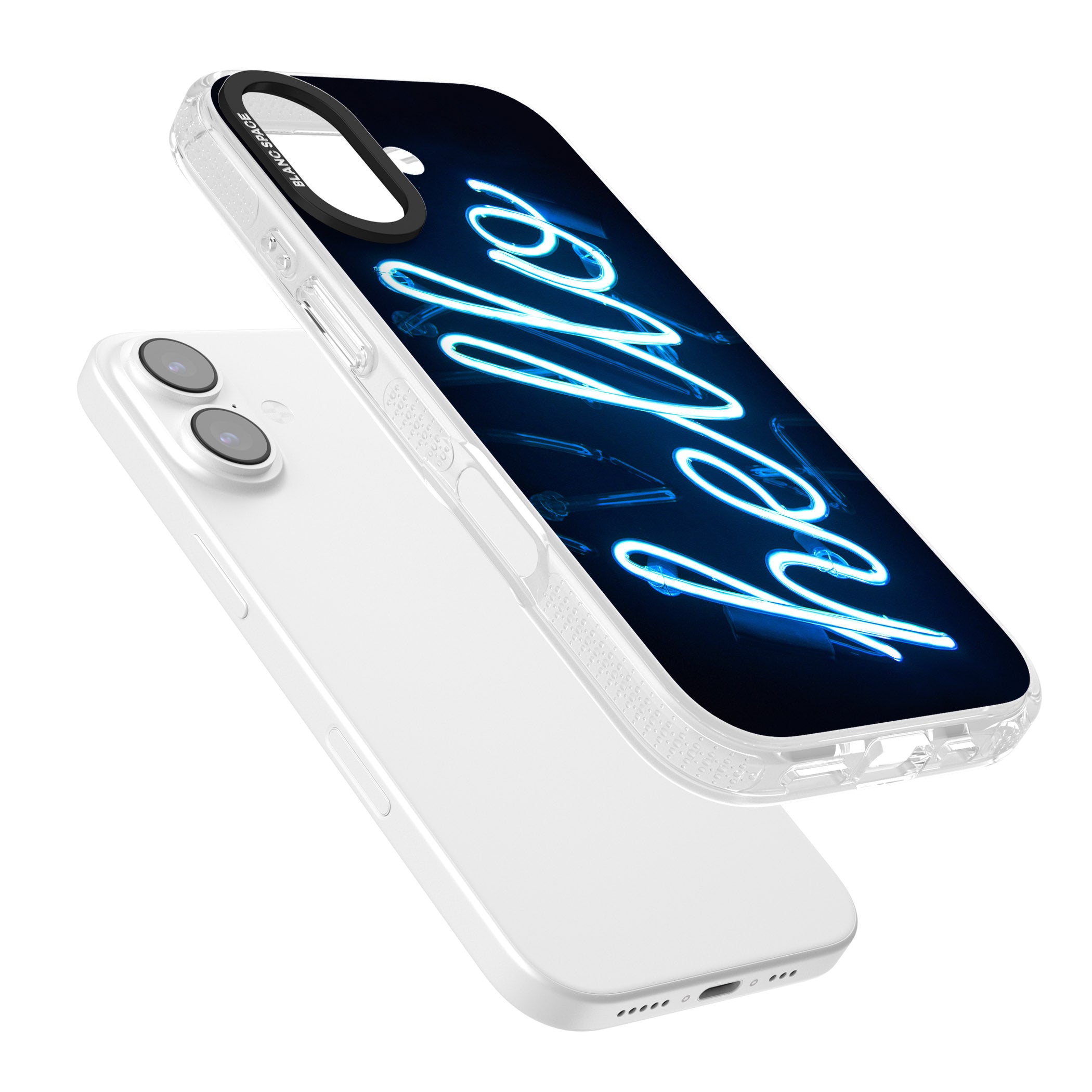 Hello Neon Sign iPhone 17 Impact Air Clear Phone Case Colours
