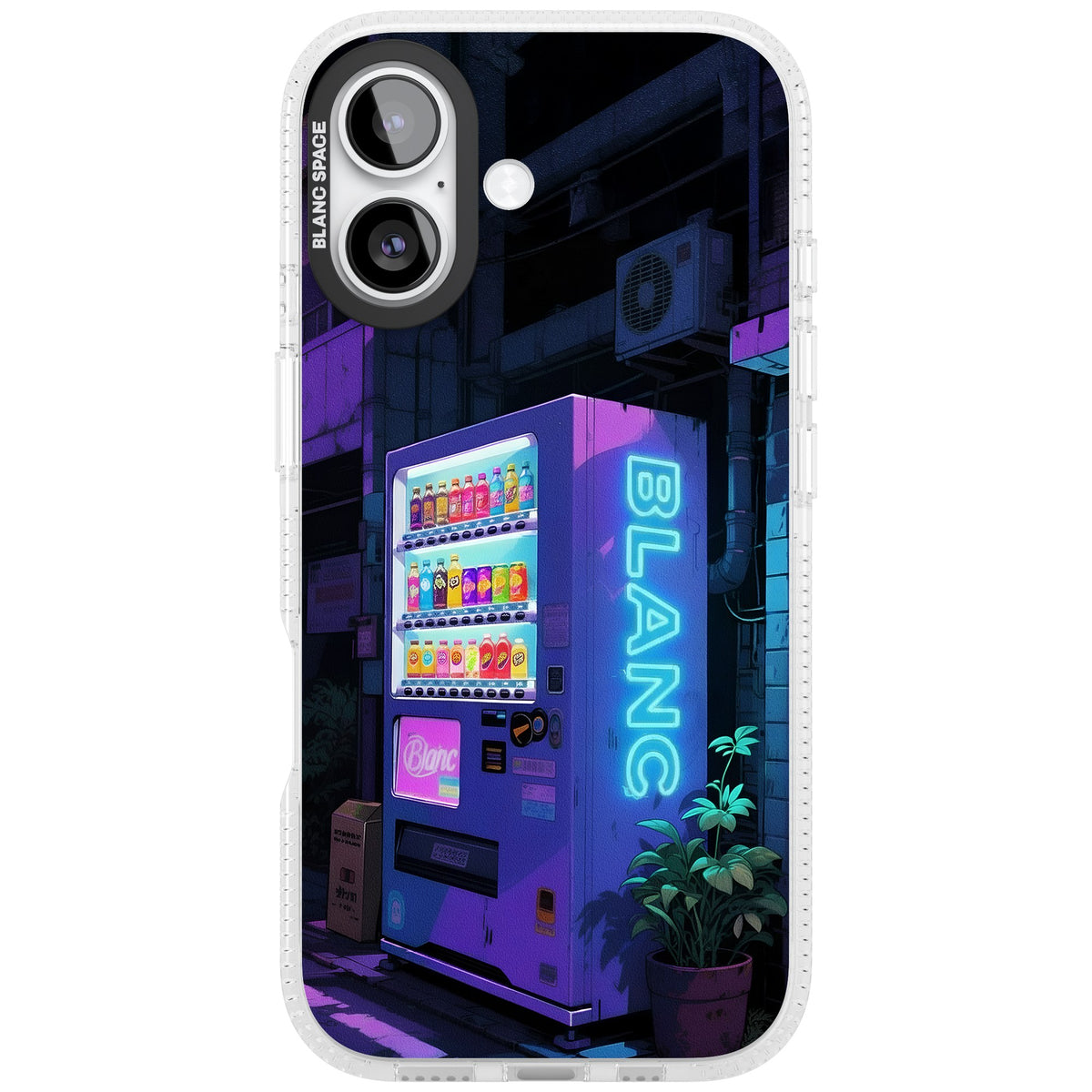 Shibuya Glow iPhone 16 / iPhone 16 Plus / iPhone 17 Impact Air Clear Phone Case front