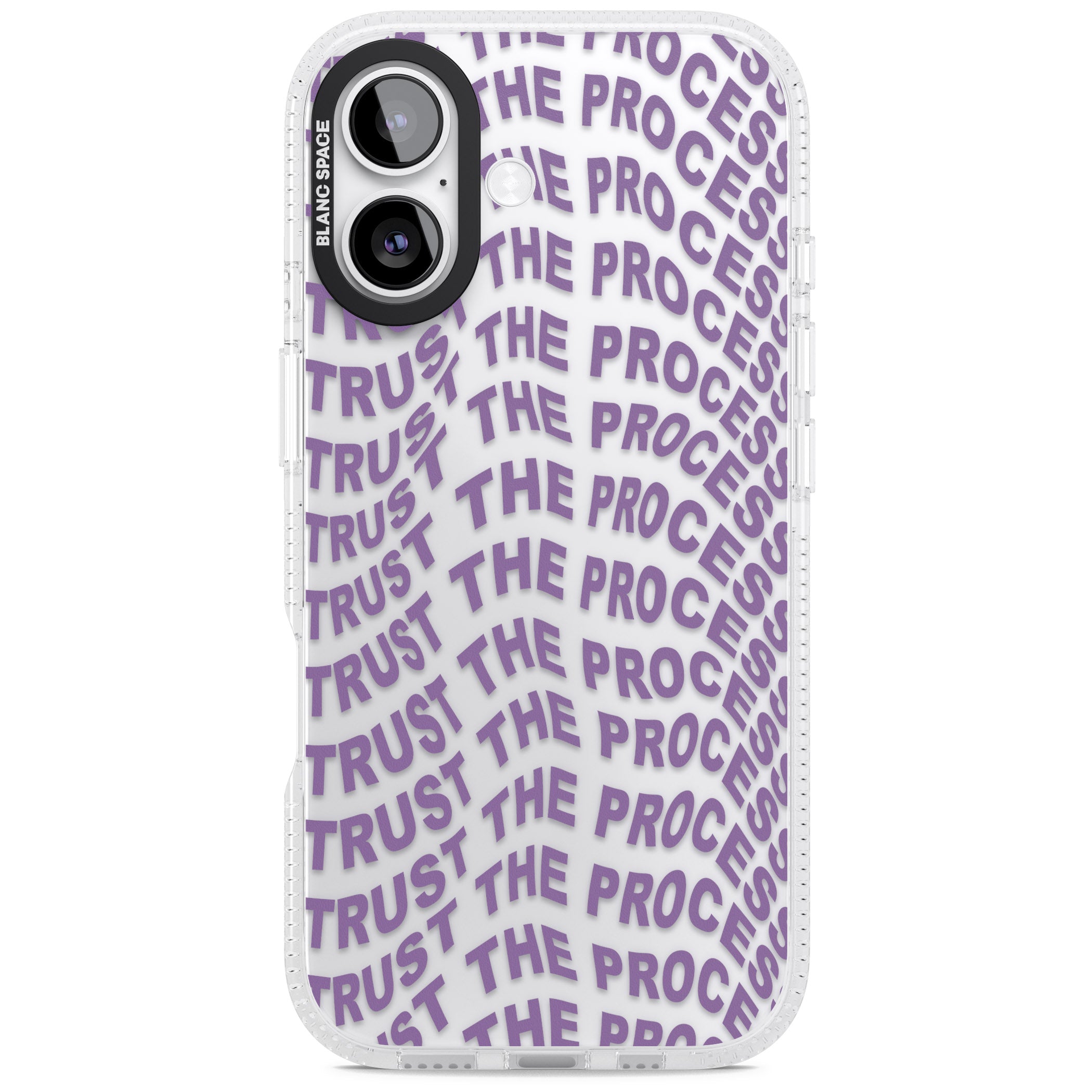 Trust The Process iPhone 17 Impact Air Clear Phone Case