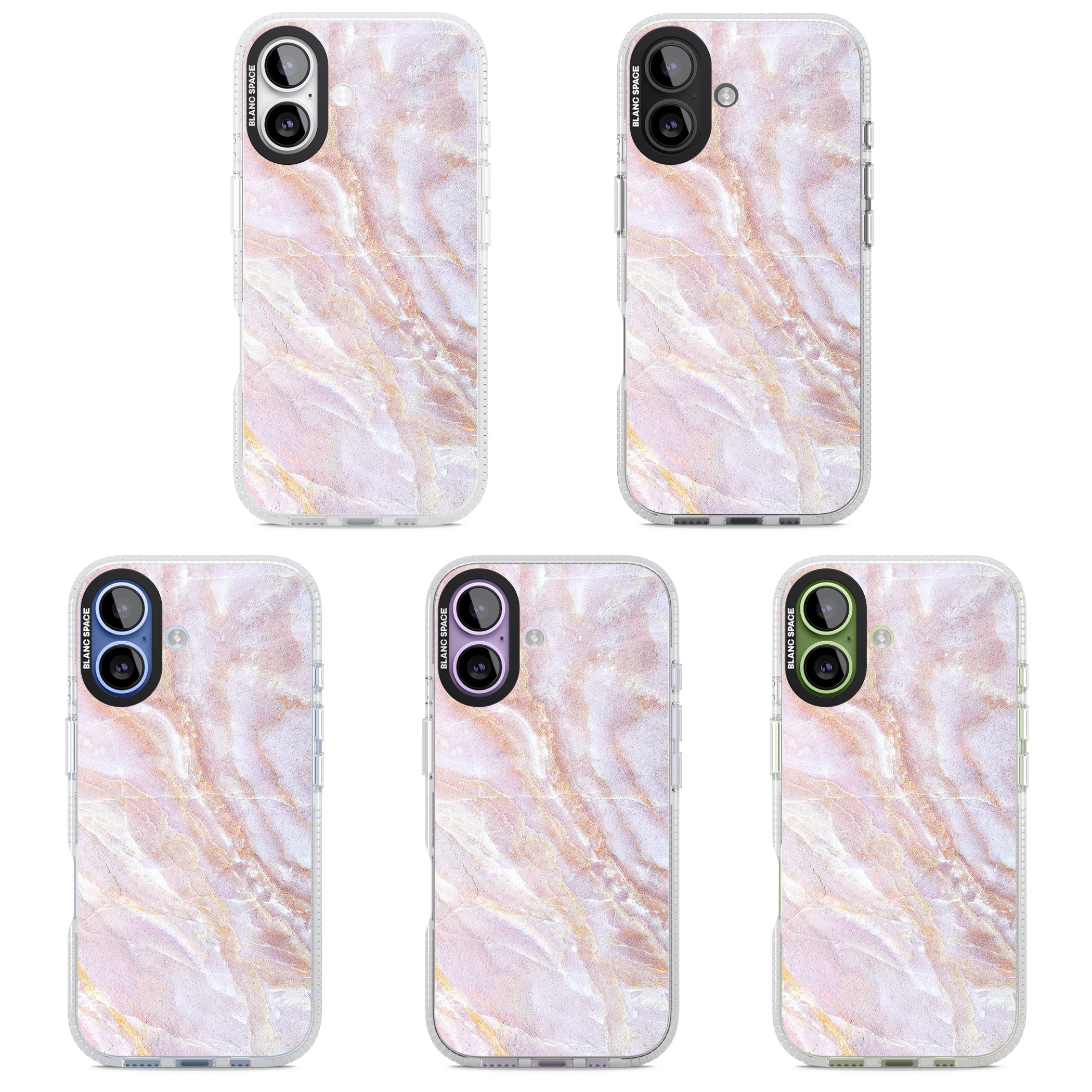 Soft Onyx Blush iPhone 17 Impact Air Clear Phone Case APT Impact Protection