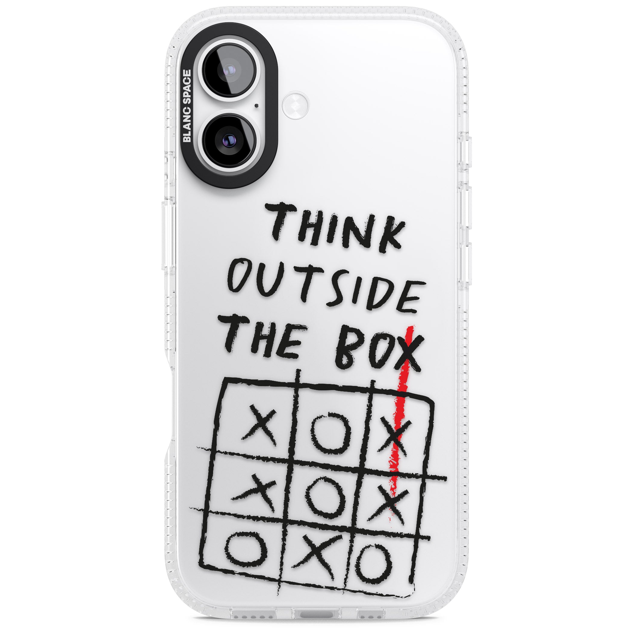 Think Outside The Box iPhone 17 Impact Air Clear Phone Case