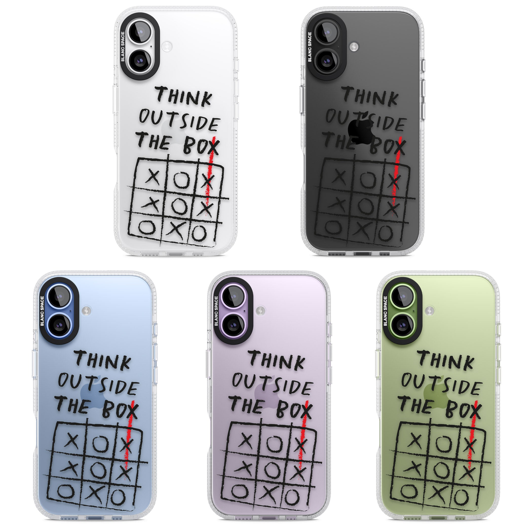 Think Outside The Box iPhone 17 Impact Air Clear Phone Case APT Impact Protection