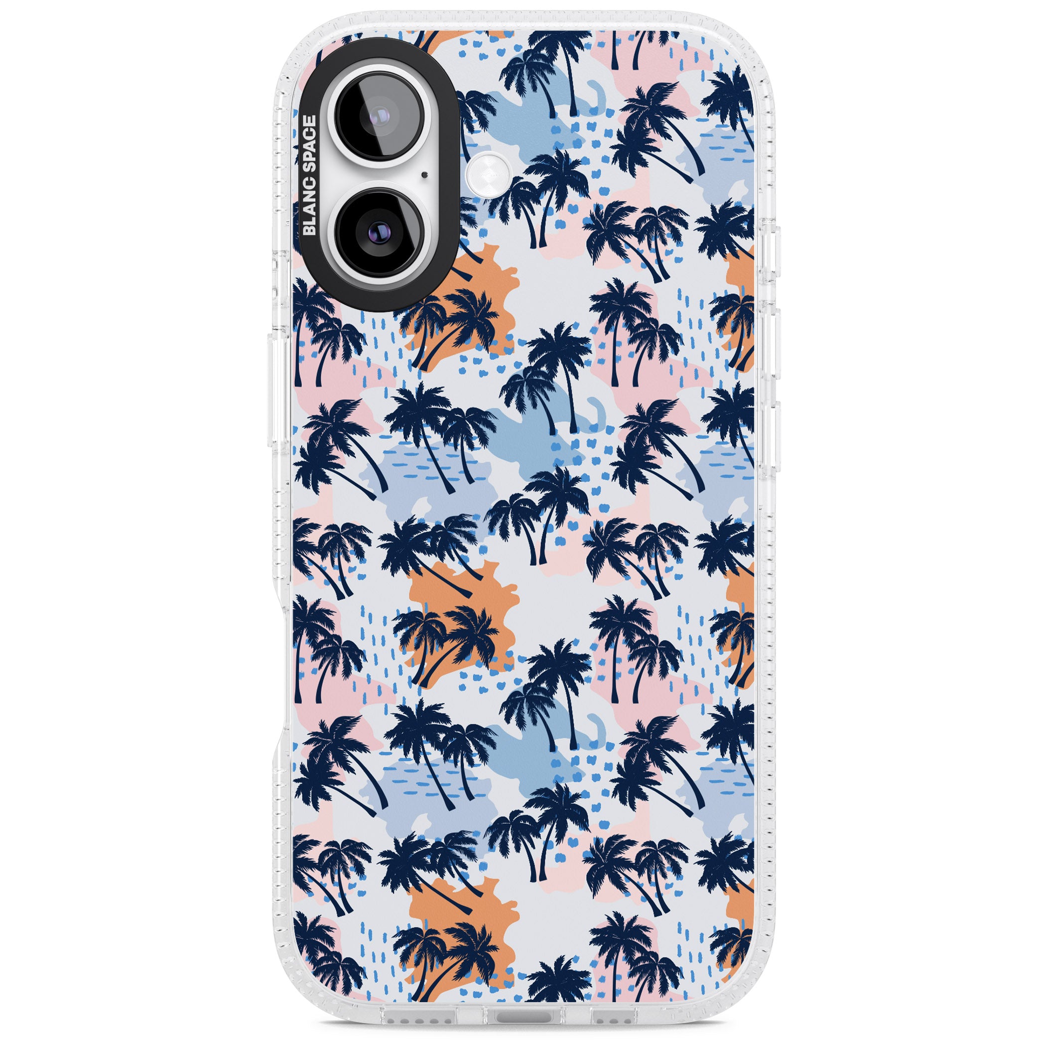 Tropical Vibes Palm iPhone 17 Impact Air Clear Phone Case