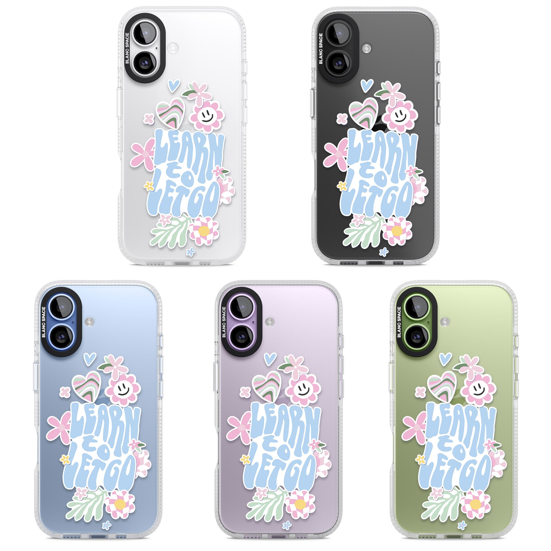 Learn To Let Go iPhone 17 Impact Air Clear Phone Case APT Impact Protection