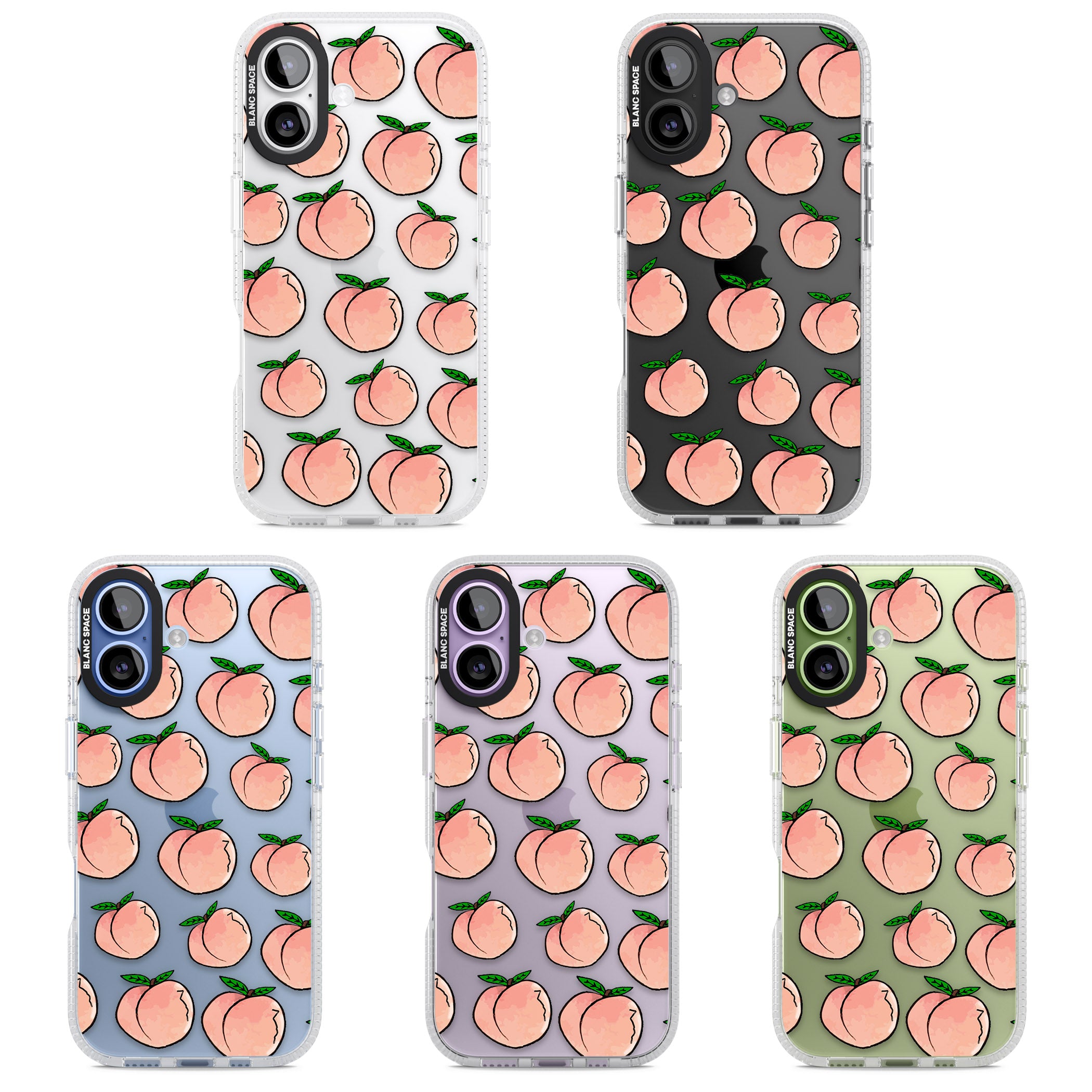 Peachy Picnic iPhone 17 Impact Air Clear Phone Case APT Impact Protection