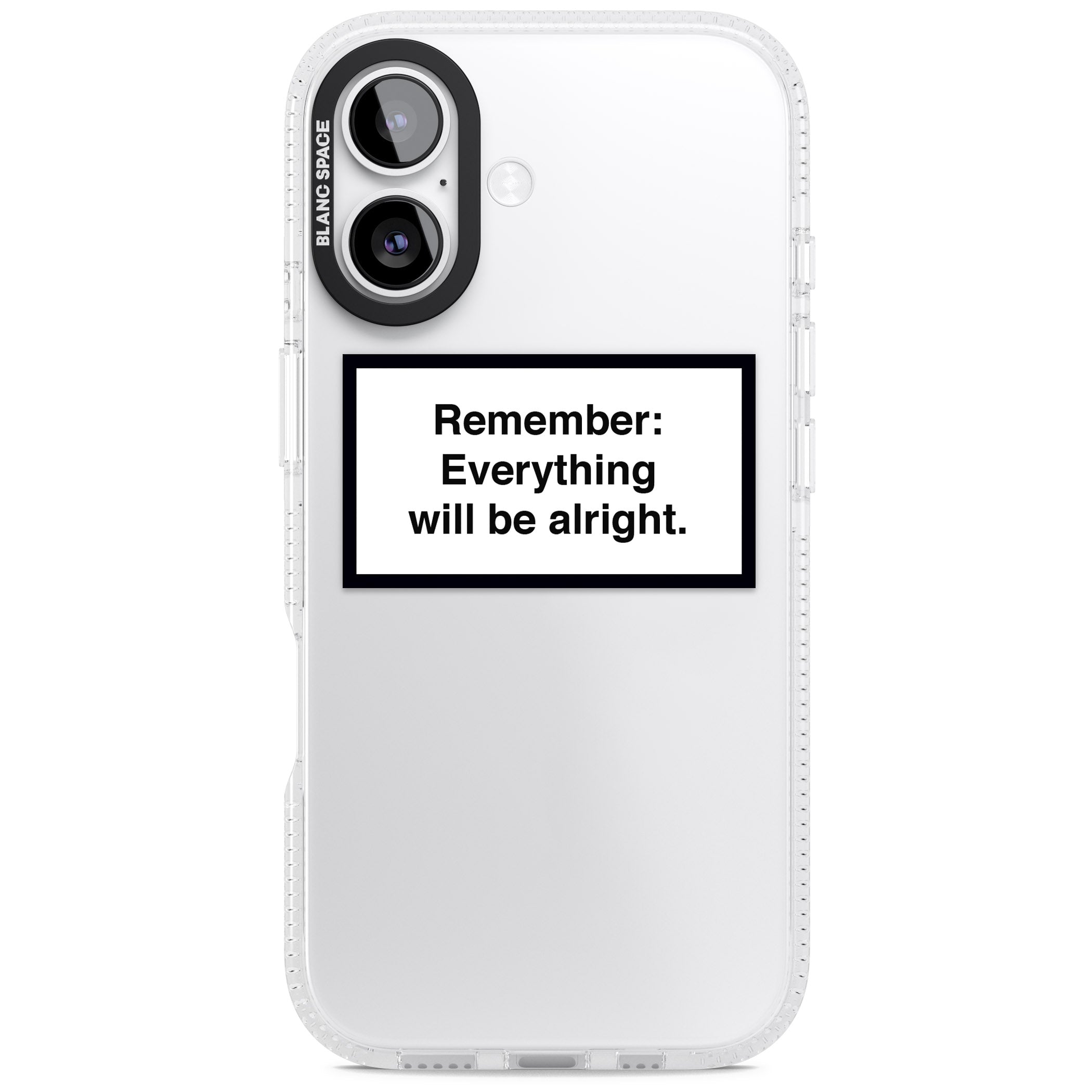 Everything Will Be Alright iPhone 17 Impact Air Clear Phone Case