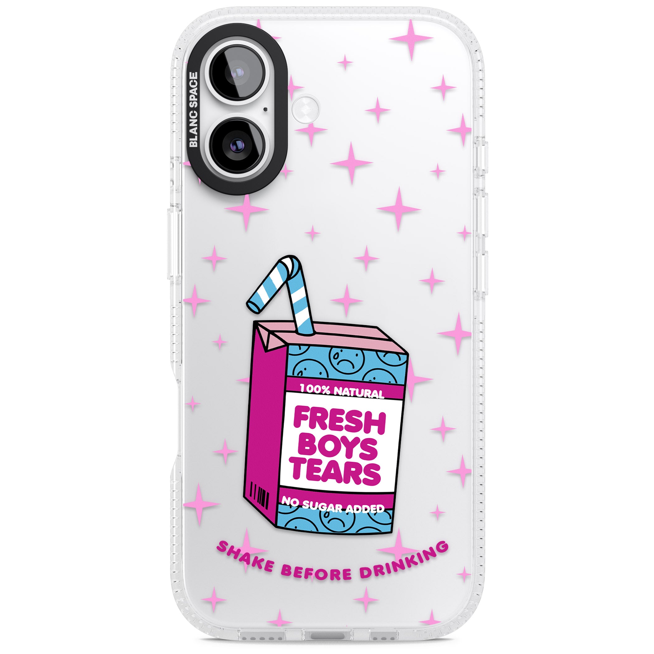 Boy Tears iPhone 17 Impact Air Clear Phone Case