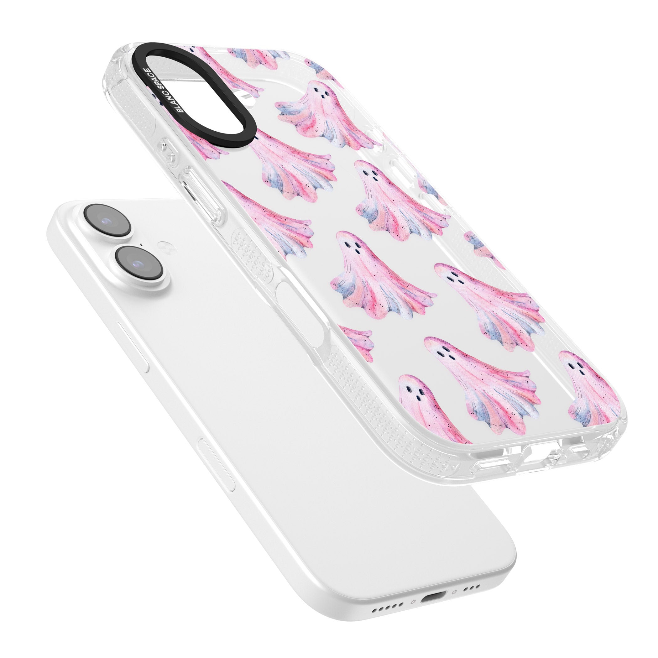 Pink Ghosts iPhone 17 Impact Air Clear Phone Case Colours
