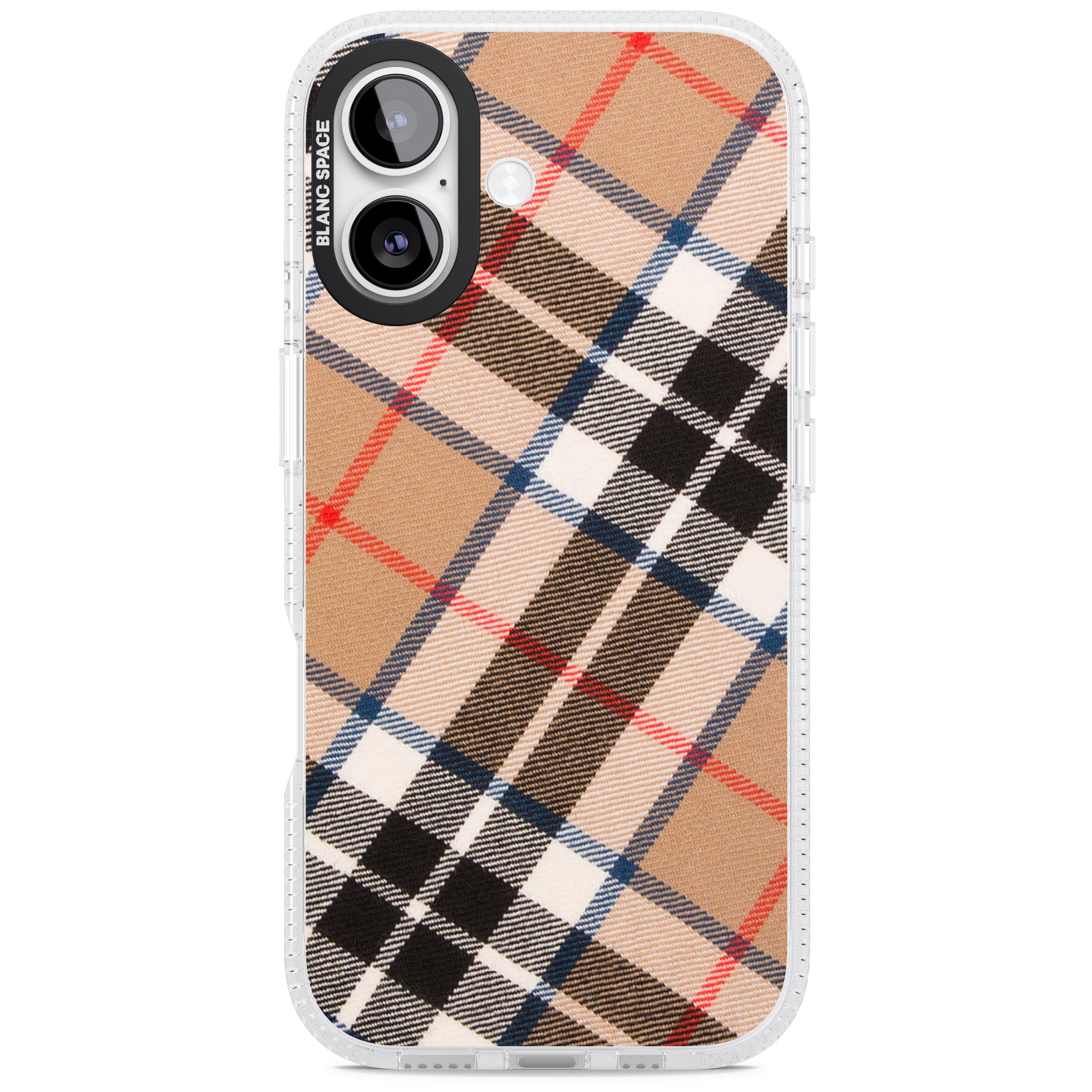Haymarket Check iPhone 17 Impact Air Clear Phone Case
