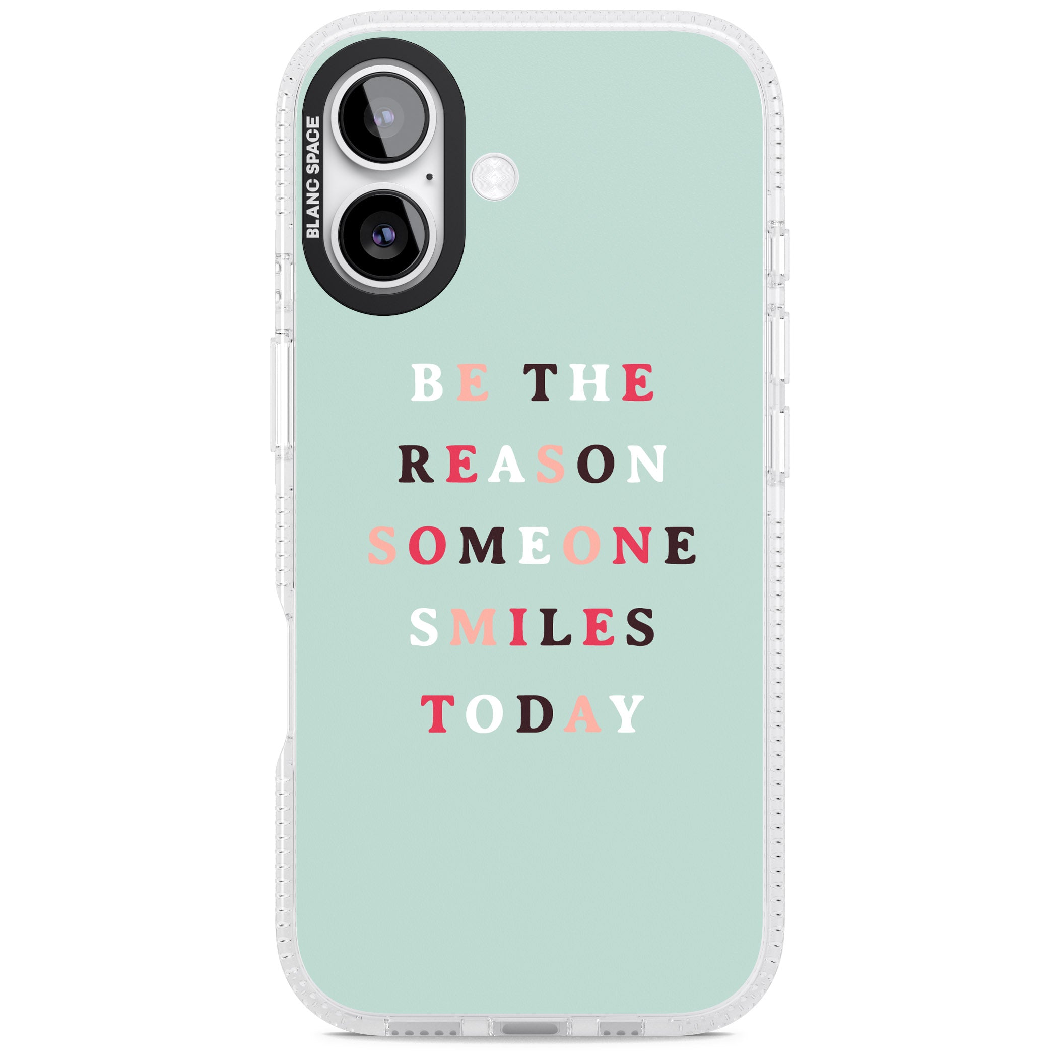 Be The Reason Quote iPhone 17 Impact Air Clear Phone Case