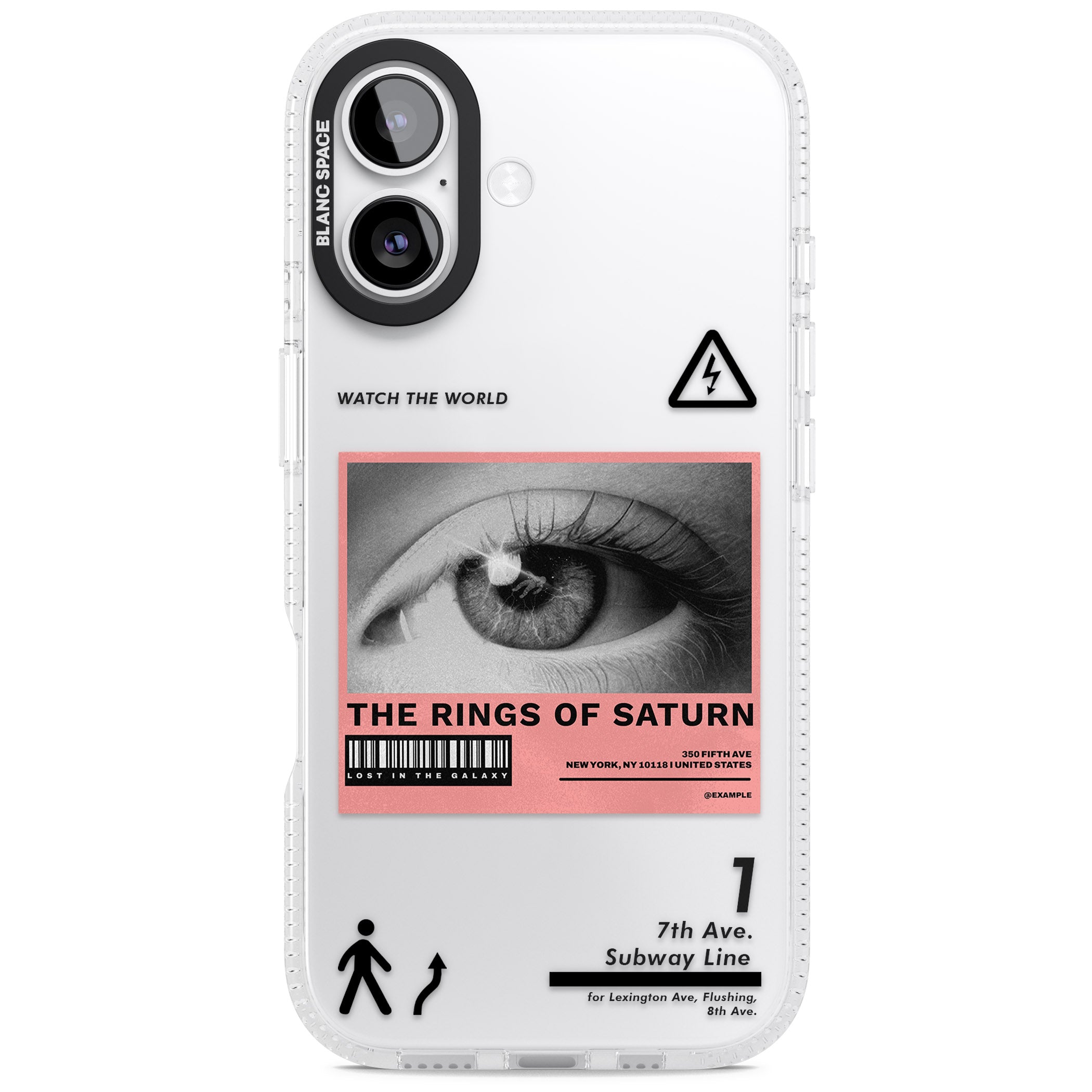 Watch The World iPhone 17 Impact Air Clear Phone Case