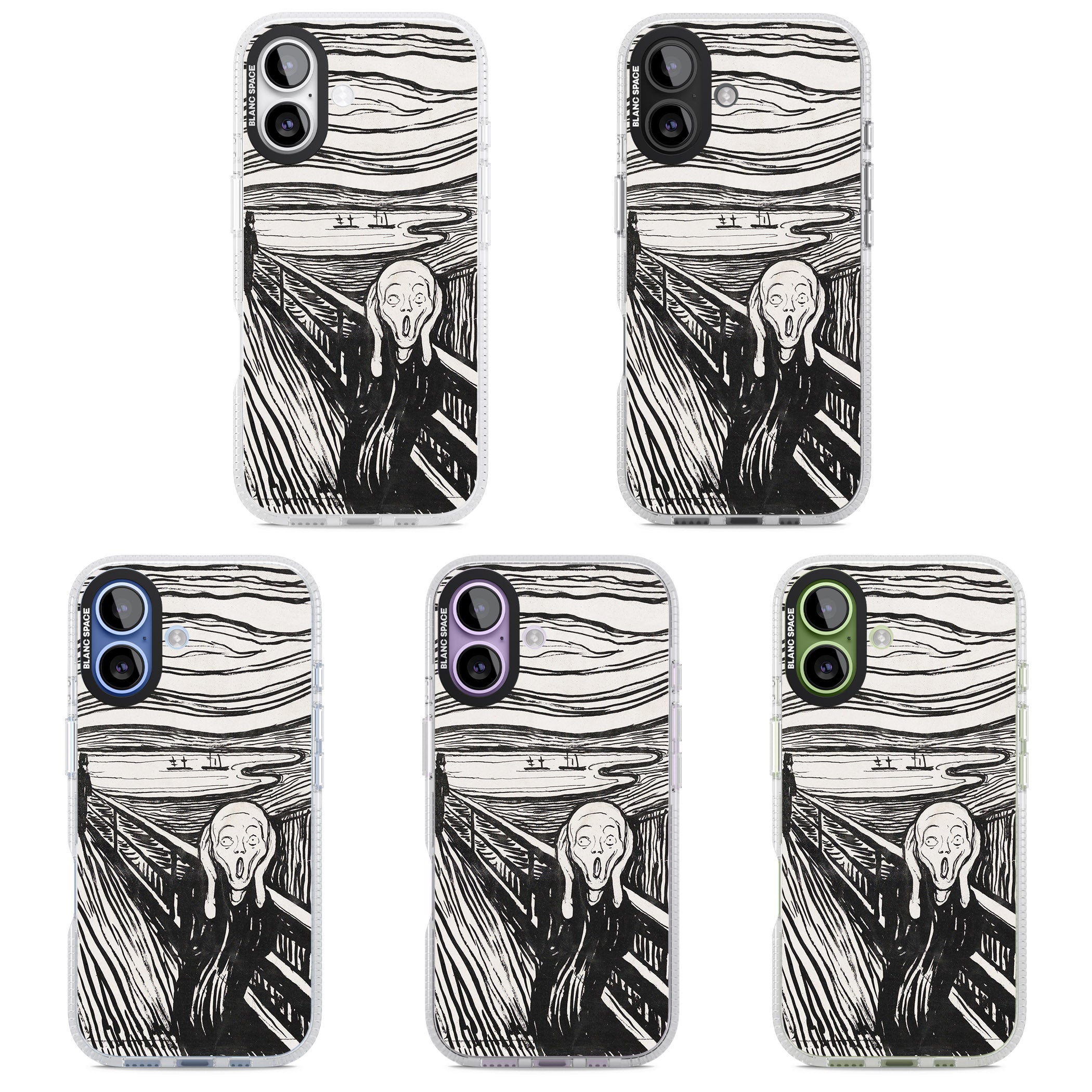 The Scream iPhone 17 Impact Air Clear Phone Case APT Impact Protection