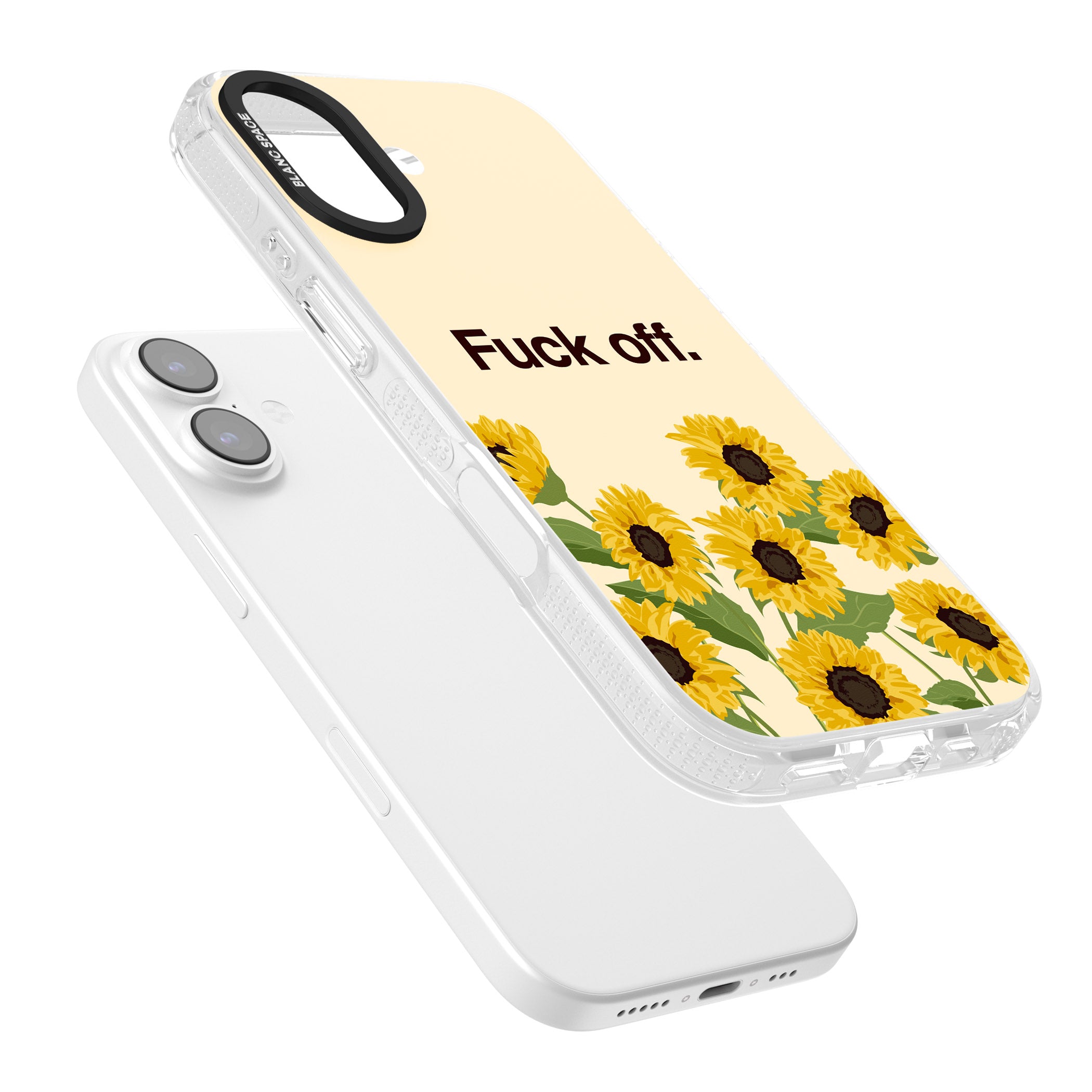 F*Ck Off iPhone 17 Impact Air Clear Phone Case Colours